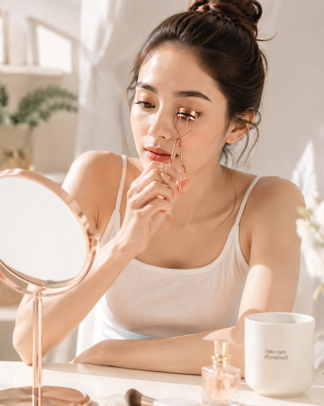 Pursonic Unisex Eye Care & Beauty Bundle: Wrinkle Care Eye Gel Patches + Salon Grade Eyelash Curler