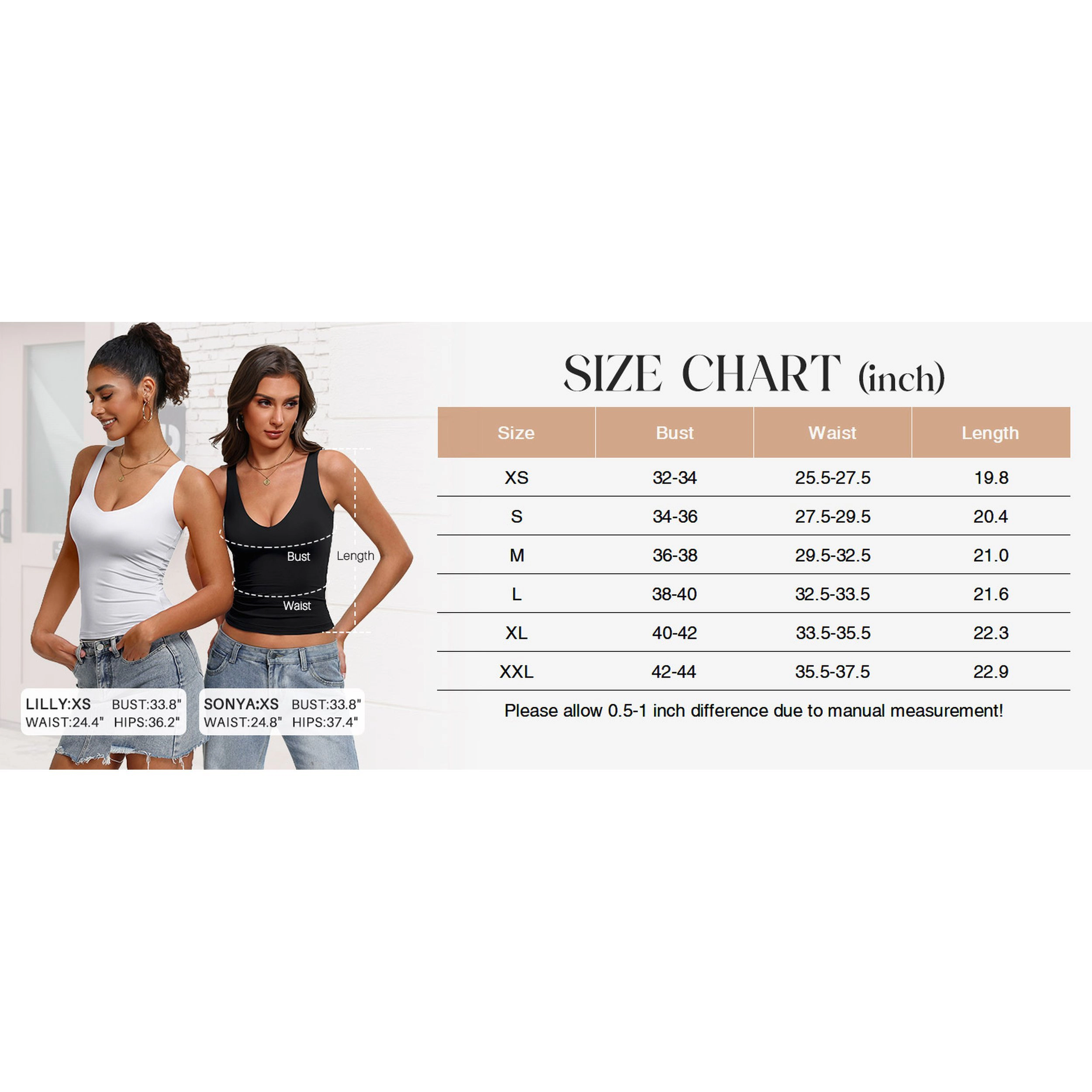Avidlove Women's Deep V Neck Tank Top