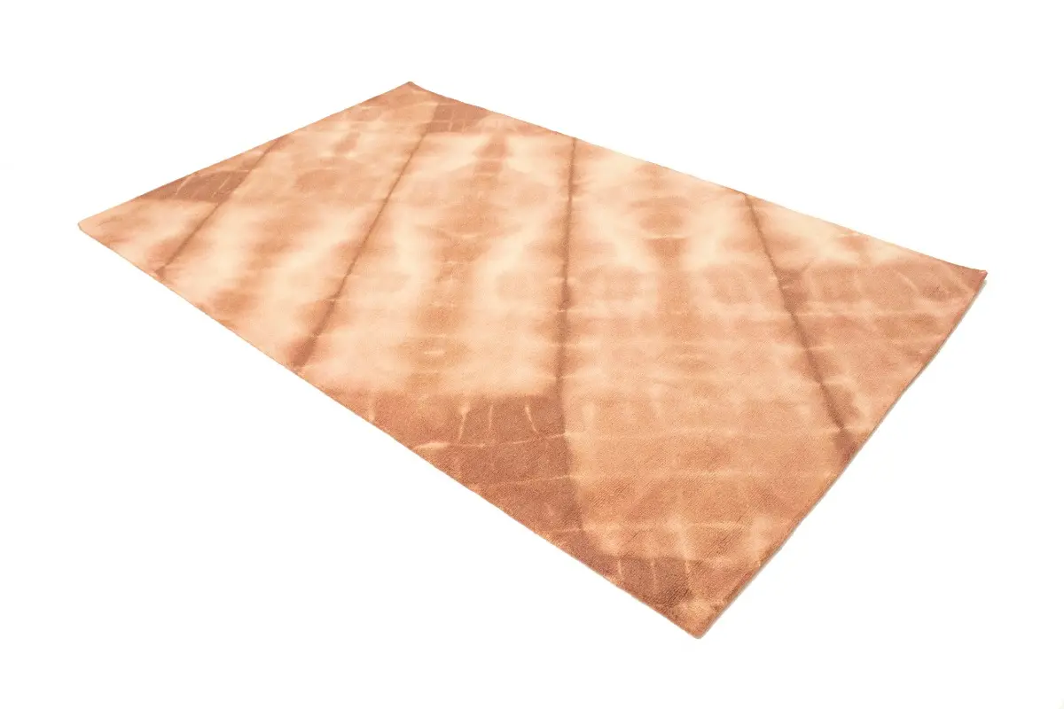 Magic Rugs 5'0 X 8'0 Rusty Brown Hand-Tufted Tie-Dye Contemporary Wool Rug