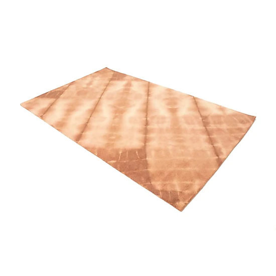 Magic Rugs 5'0 X 8'0 Rusty Brown Hand-Tufted Tie-Dye Contemporary Wool Rug