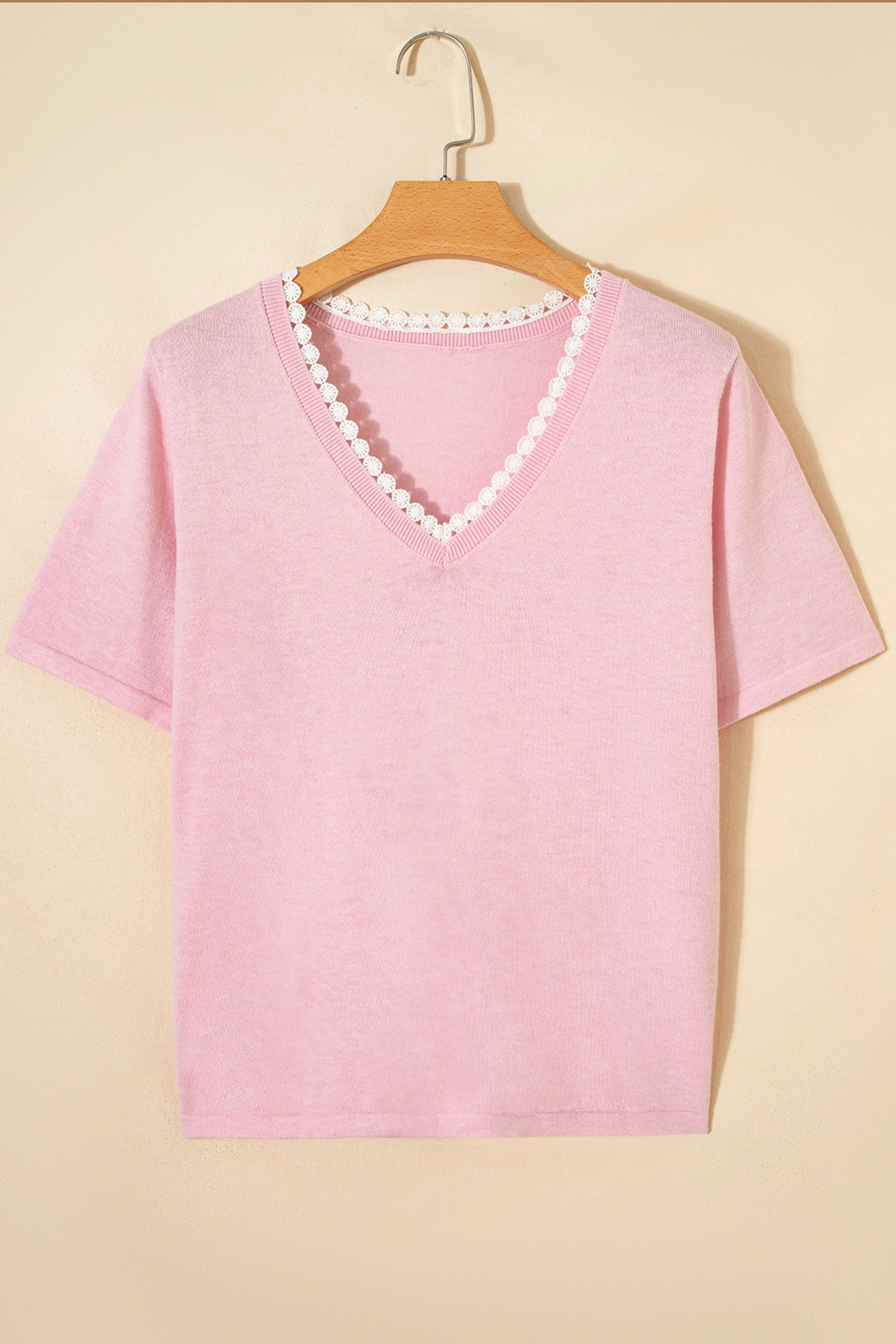 Threaded Pear Nylah Short Sleeve Sweater