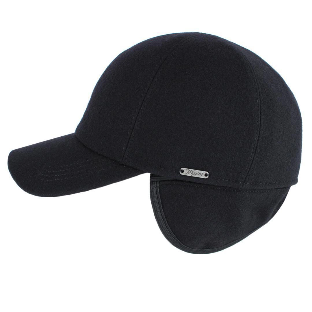 Wigens Men's Classic Wool Baseball Earflap Cap