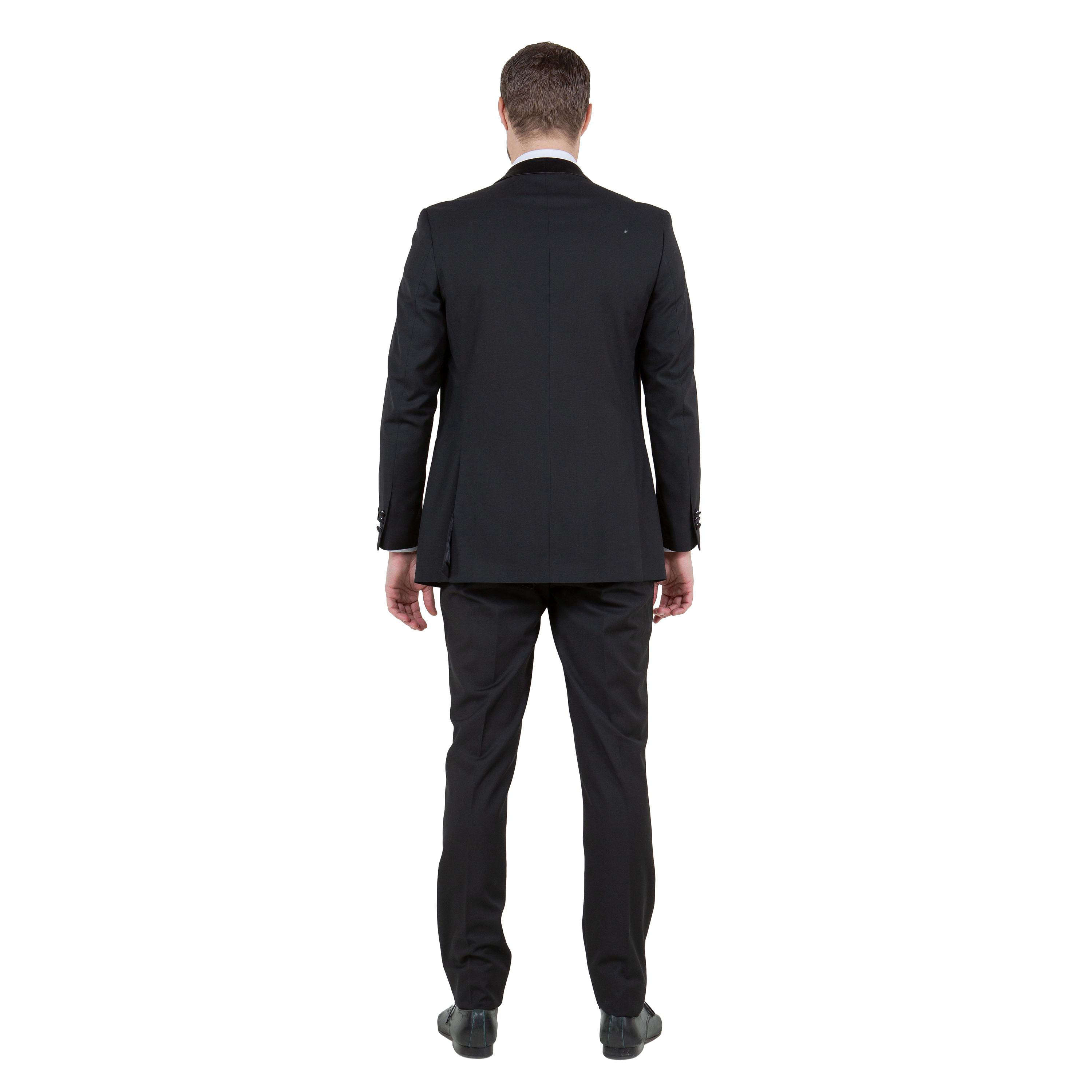 Bryan Michaels Mens Slim Fit 2 Piece Shawl Lapel Tuxedo Set