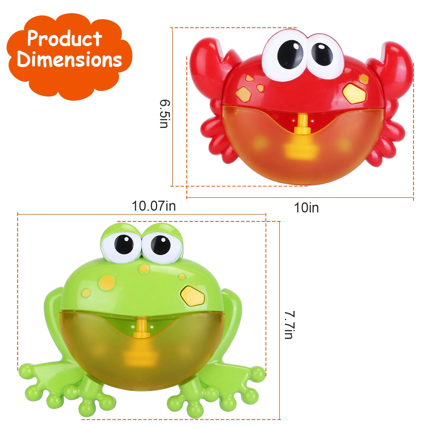 GBruno Kids' Musical Frog Bubble Bath Maker