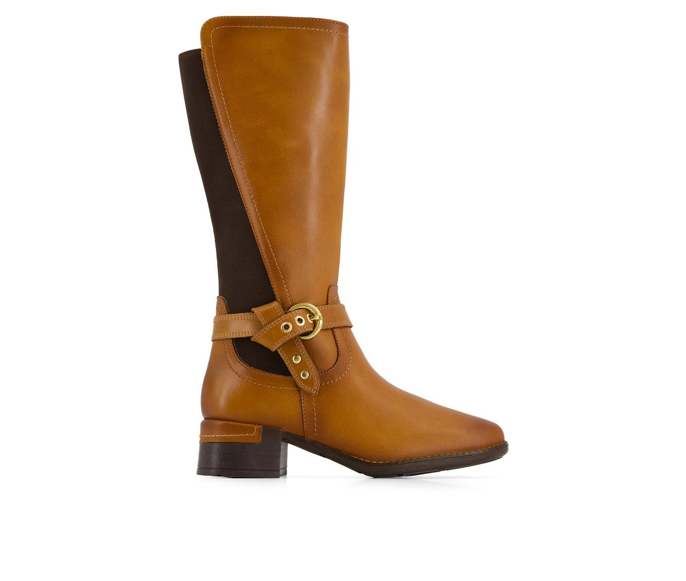 Andrea Womens Real Leather Tall Riding Boots