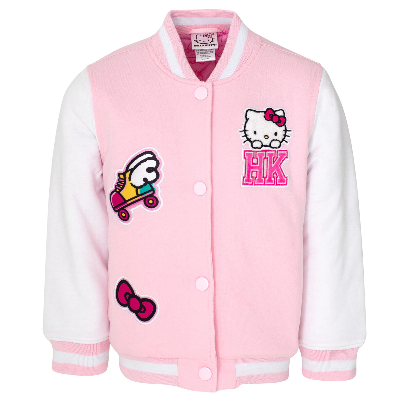 Hello Kitty Girls' Varsity Bomber Jacket