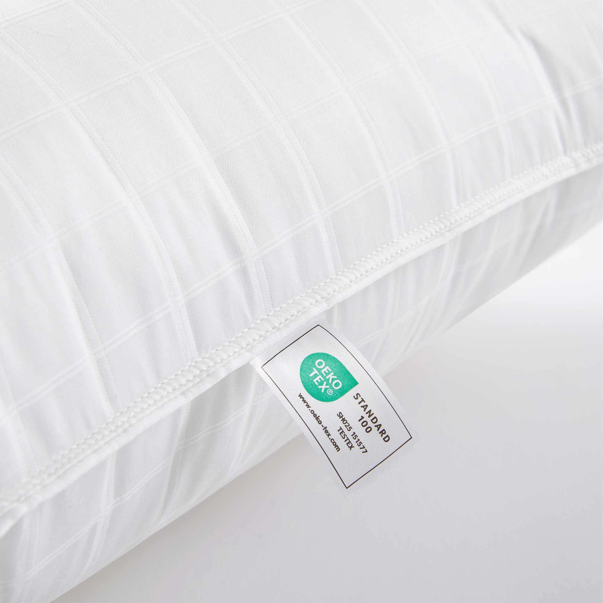 PEACENEST 300 Thread Count Cotton Goose Feather Pillows（Set of 2）