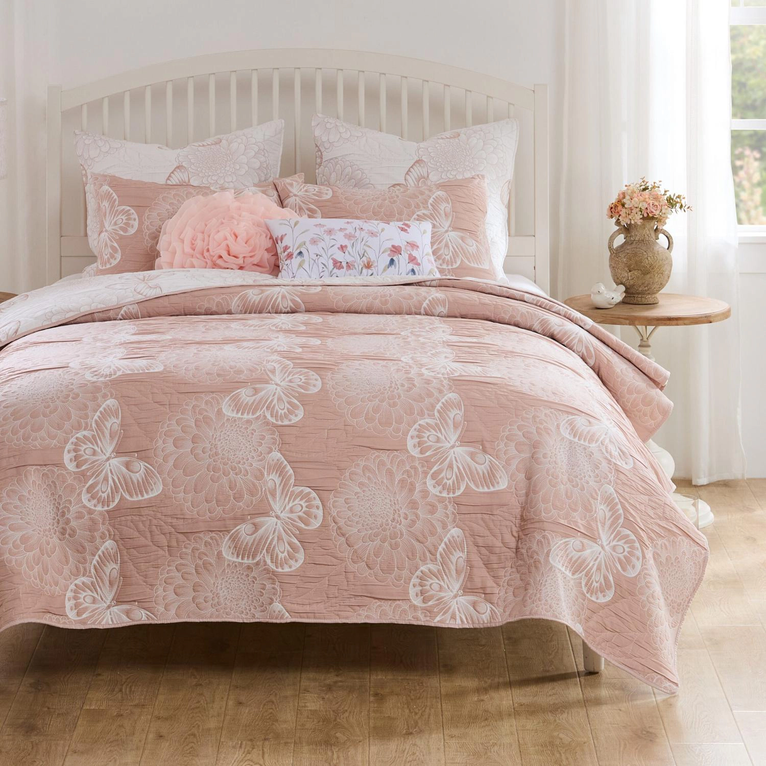 Greenland Home Fashions Mariposa Luxurious Modern Design Coverlet Bedding Set 3 Piece