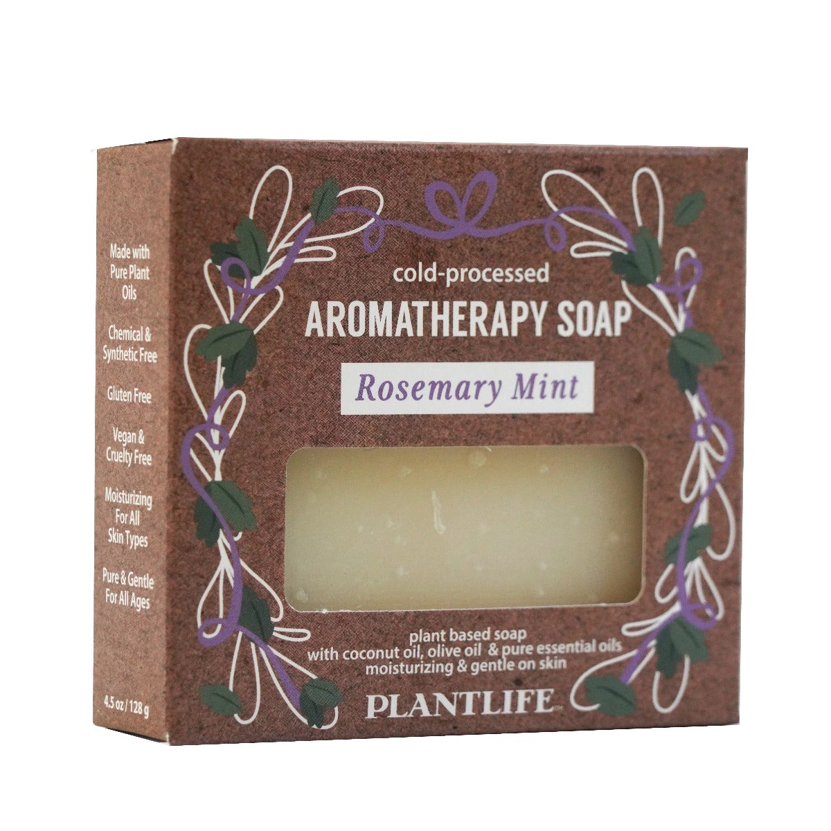 Plantlife Rosemary Mint Aromatherapy Herbal Soap