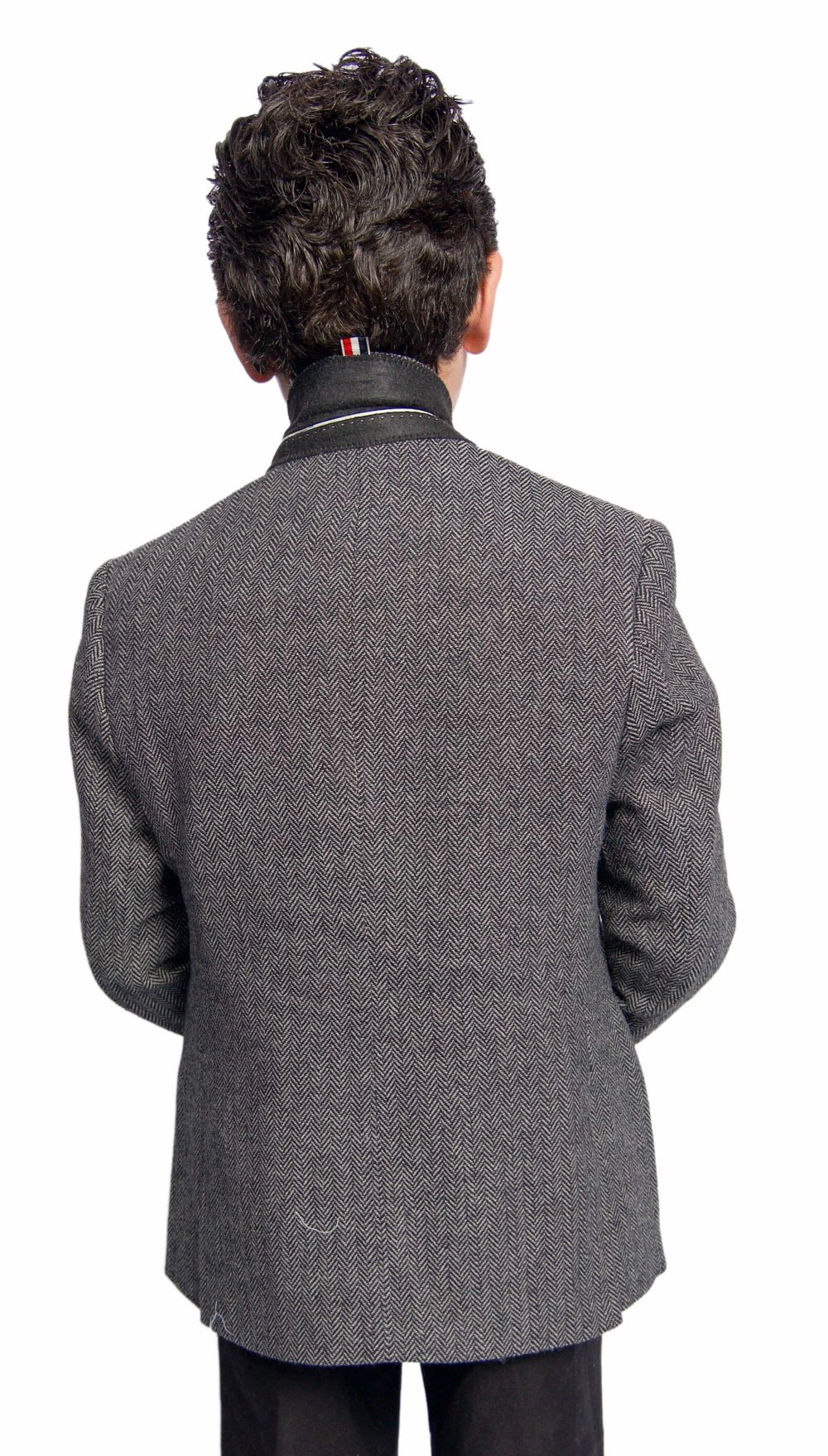 Elie Balleh Boys Slim Fit Herringbone Stylish