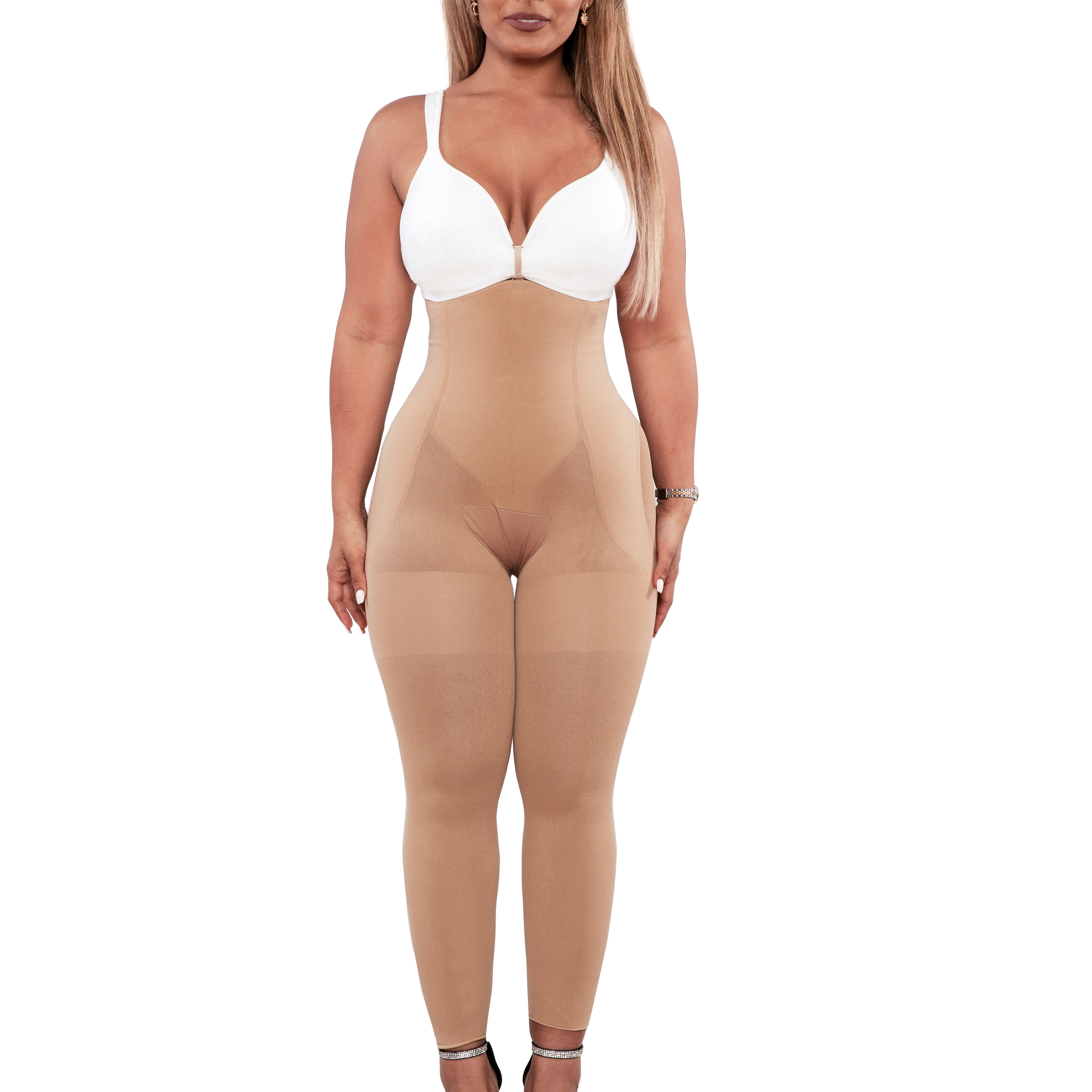 Yahaira Women's Capri Happy Shapewear No.7 - Double Layer Waistband Body Shaper