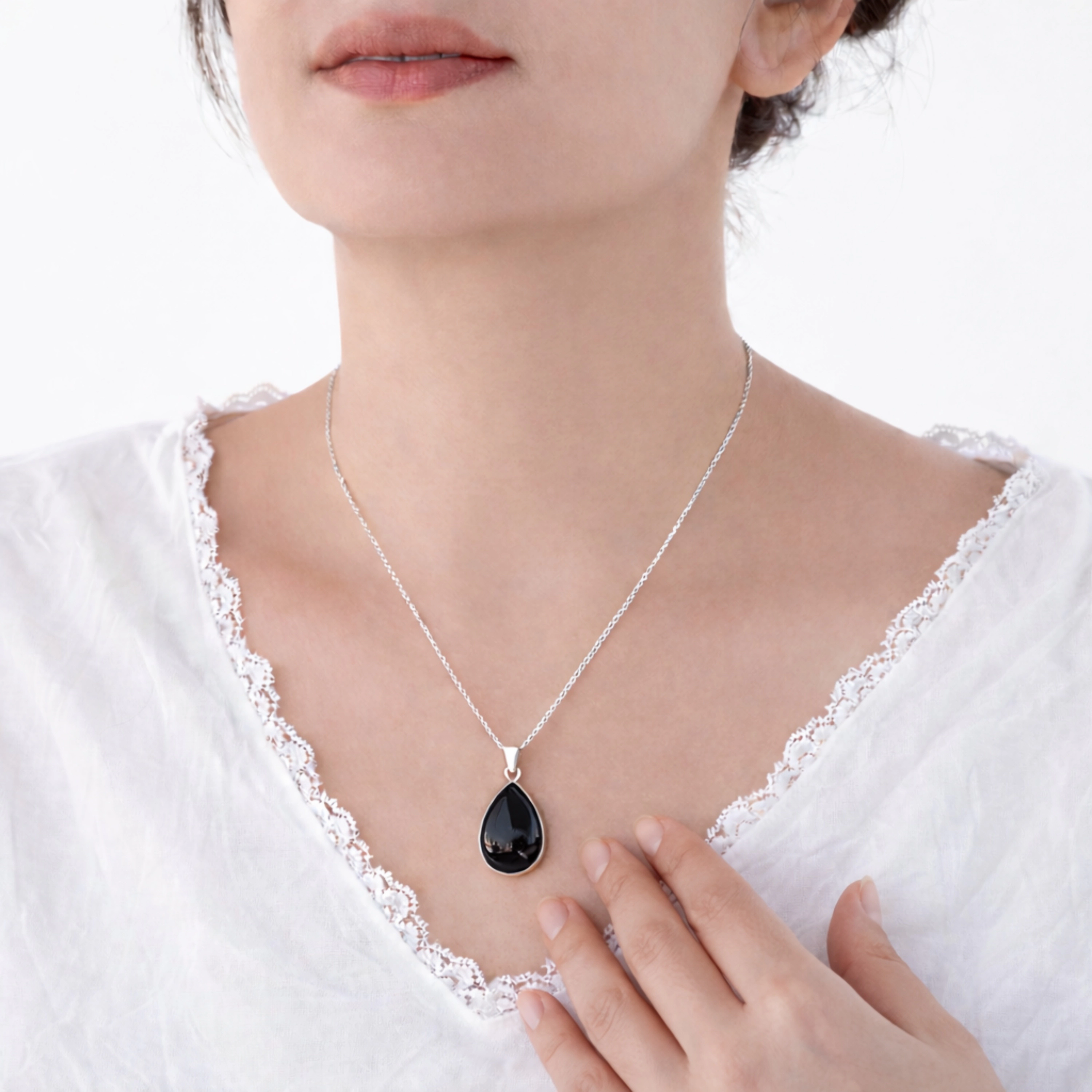 Wear Sierra Unisex Sterling Silver Handmade Pendant Necklace