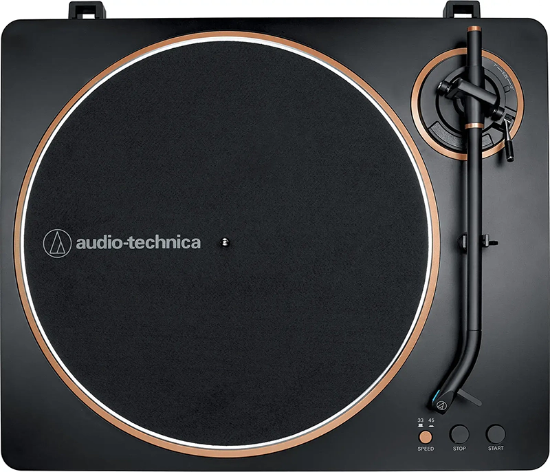 Audio-Technica AT-LP70X-BZ Fully Automatic Belt-Drive Turntable, Black Bronze