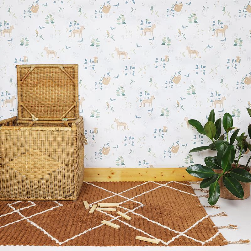 Nattiot Washable Cotton Rug Lässa Toffee M