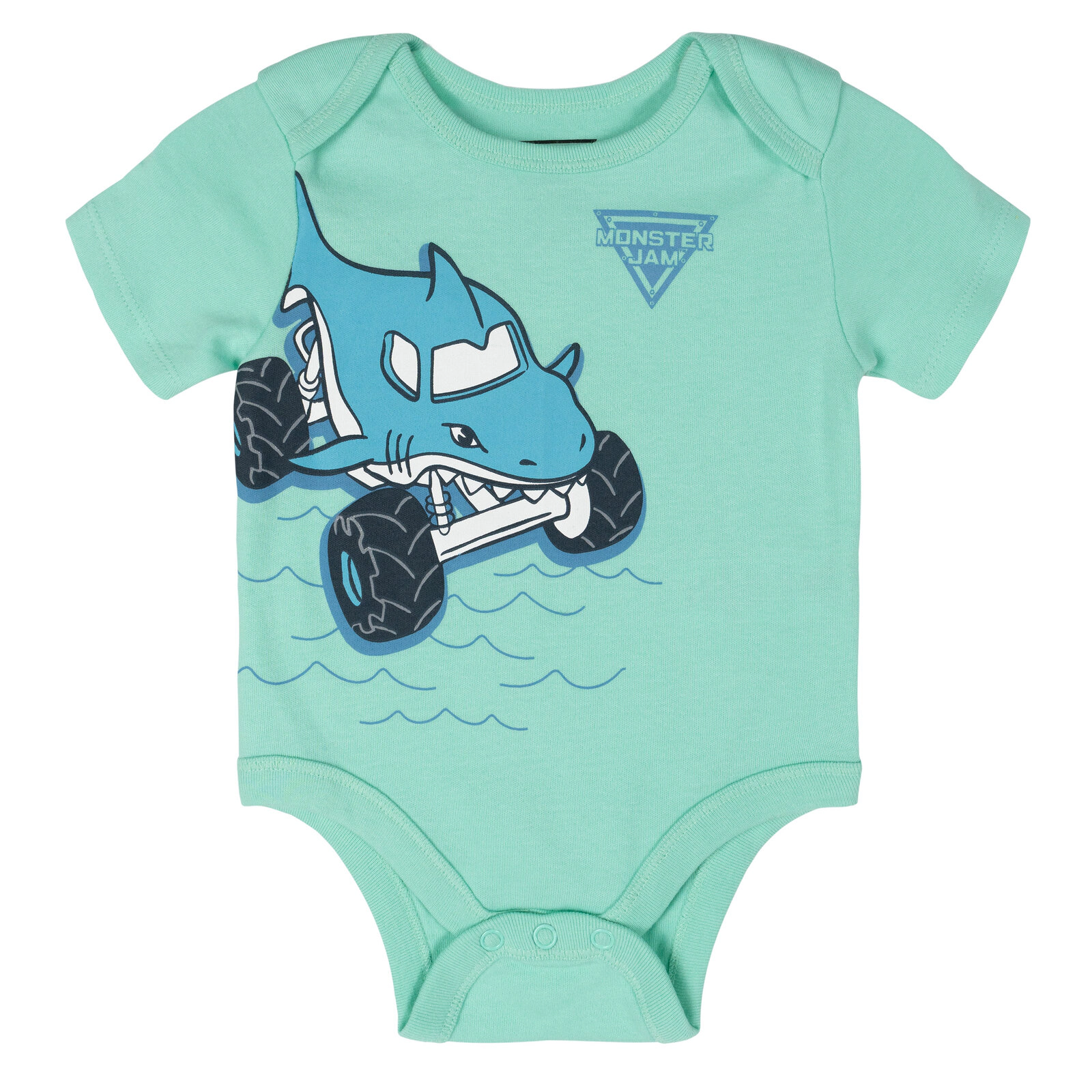 Monster Jam Baby Boys' 5-Pack Short Sleeve Bodysuits