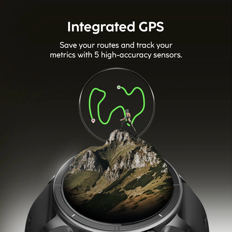 Cubitt AURA Pro 2 Smartwatch with Built-In GPS Route Navigation Offline Maps 1.48 inches AMOLED HD