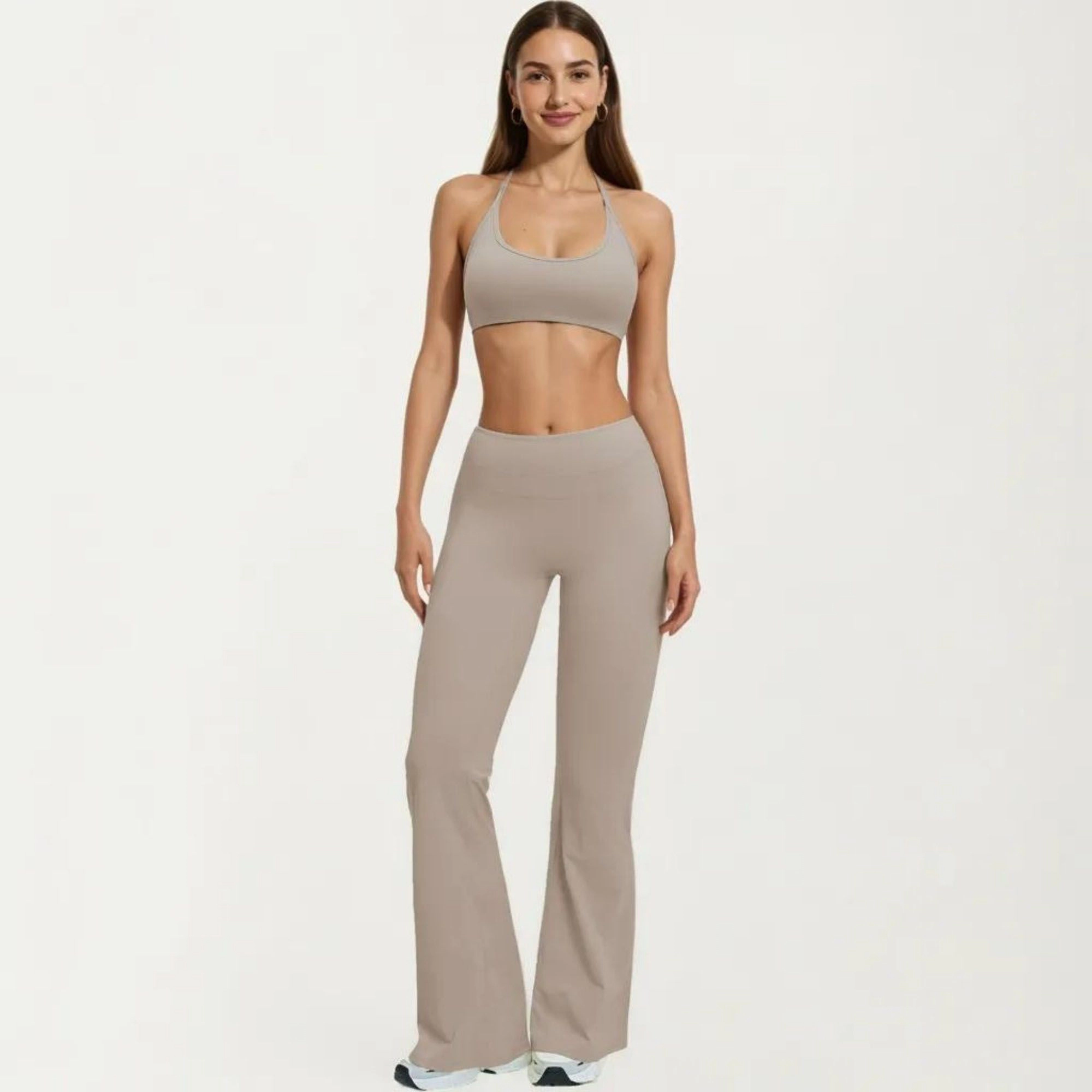 Anna-Kaci Active Women's High Waist Flare Yoga Pants Stretch Bootcut Workout Leggings for Training Running Lounge