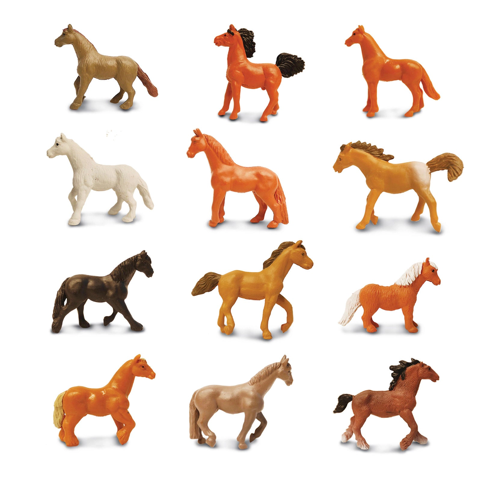 Safari Ltd. - Horses TOOB - contains 12 Mini Figurines