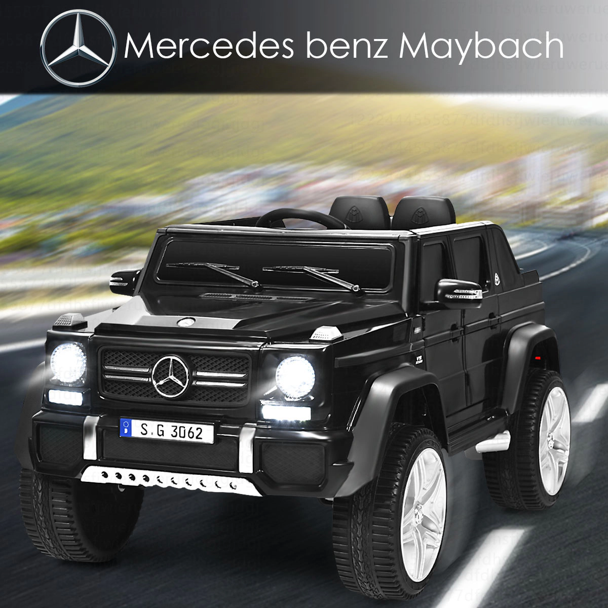 Costway Licensed Mercedes-Benz Maybach G650S Kids Ride On Car with Parent Remote Control