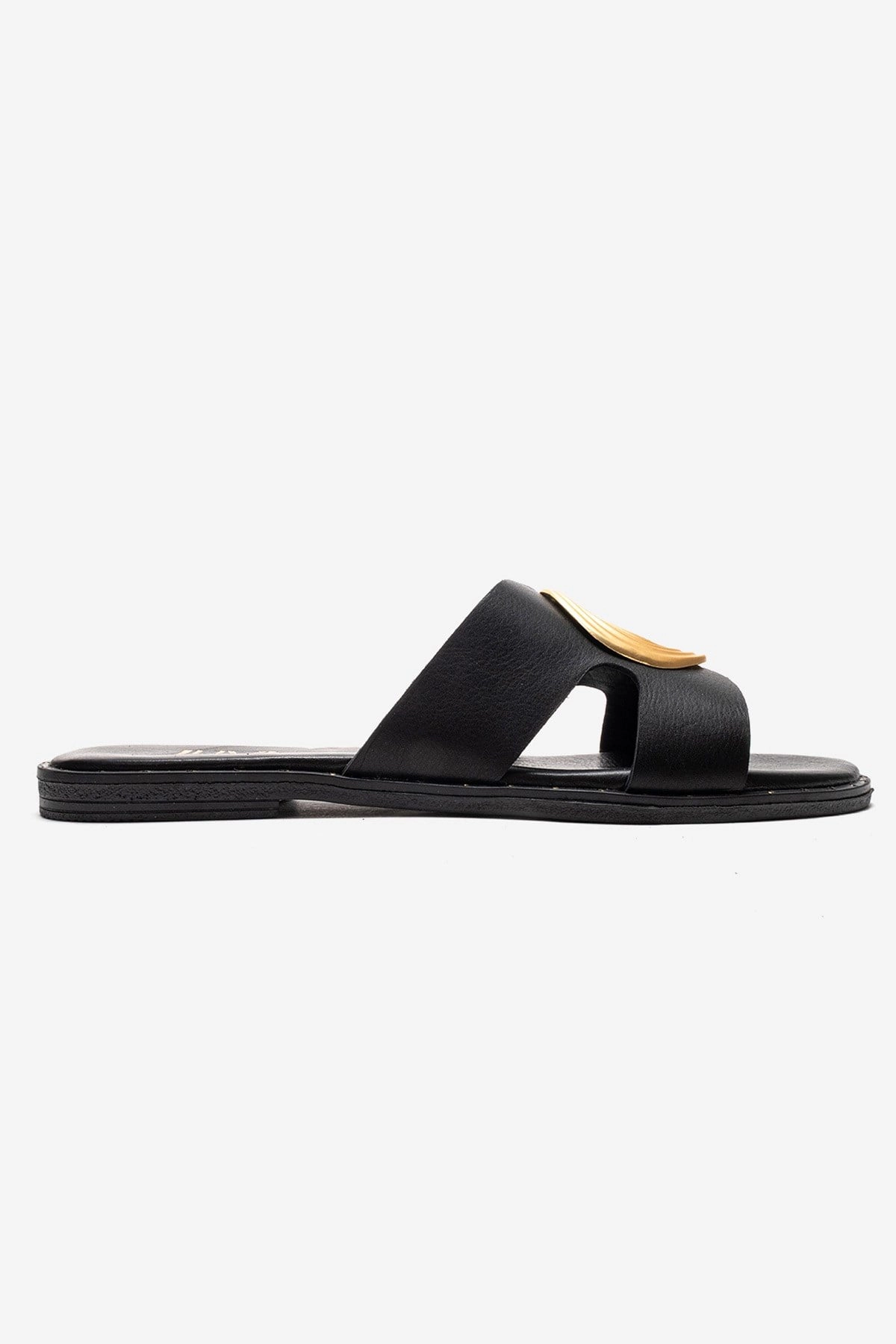 Forever & Always Womens Nolita Leather Slide Sandals