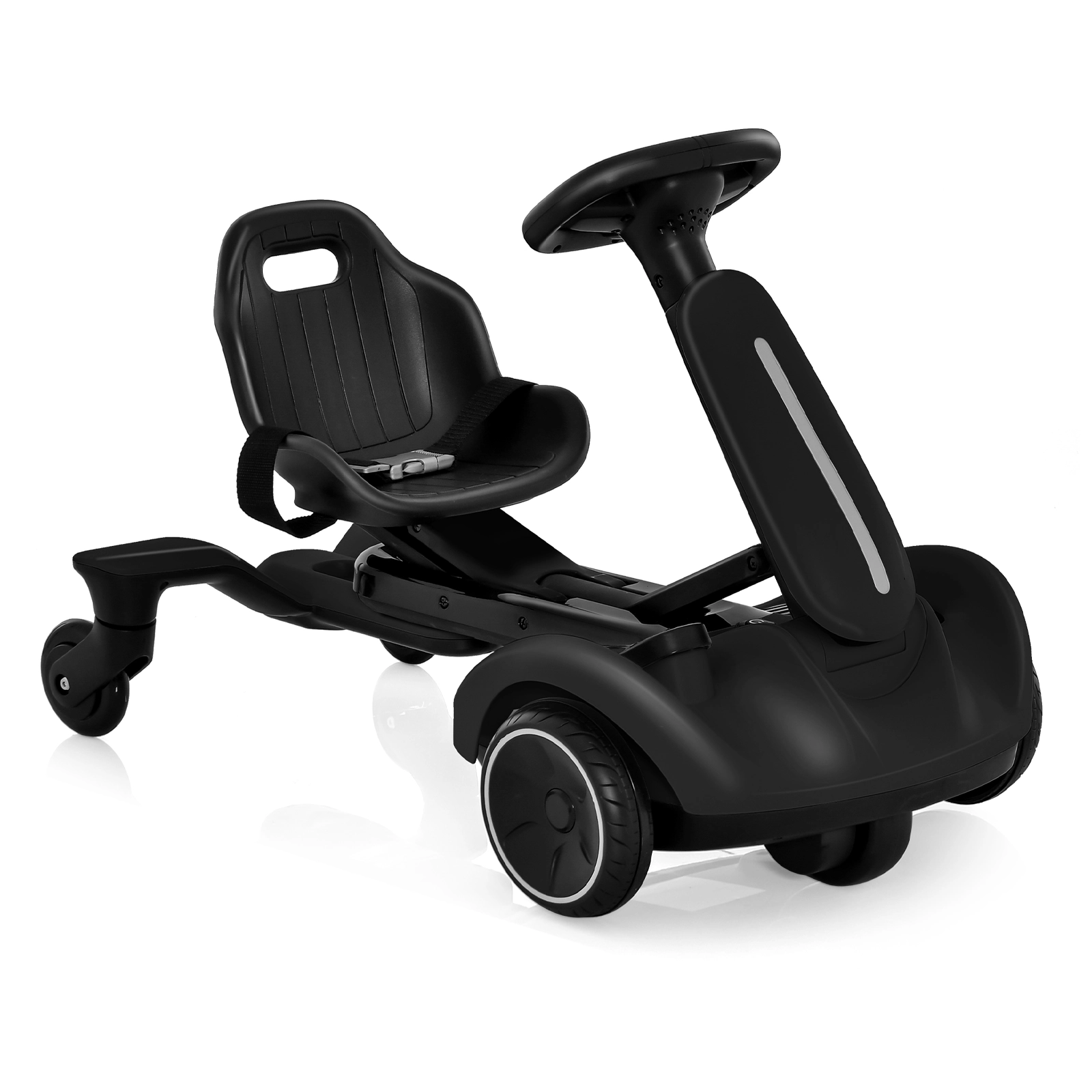 SUGIFT 6V Kids Ride On Drift Car with 360° Spin, Adjustable Seat and Foot Pedal 55-lb Capacity Ages 3-8 Black