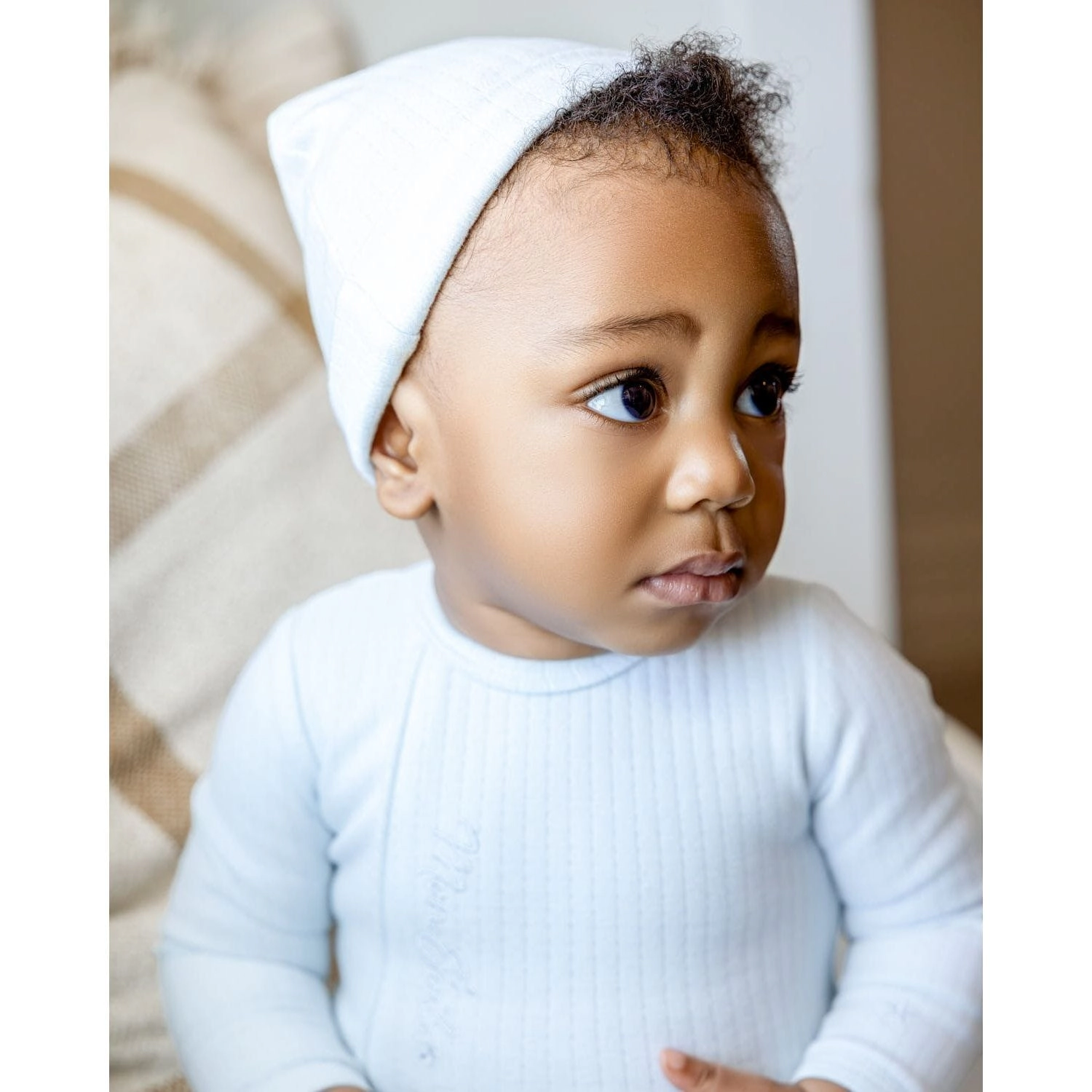 MeMoi 3 Piece Baby "Mon Etoile" Cotton Rich Pointelle Footie Set