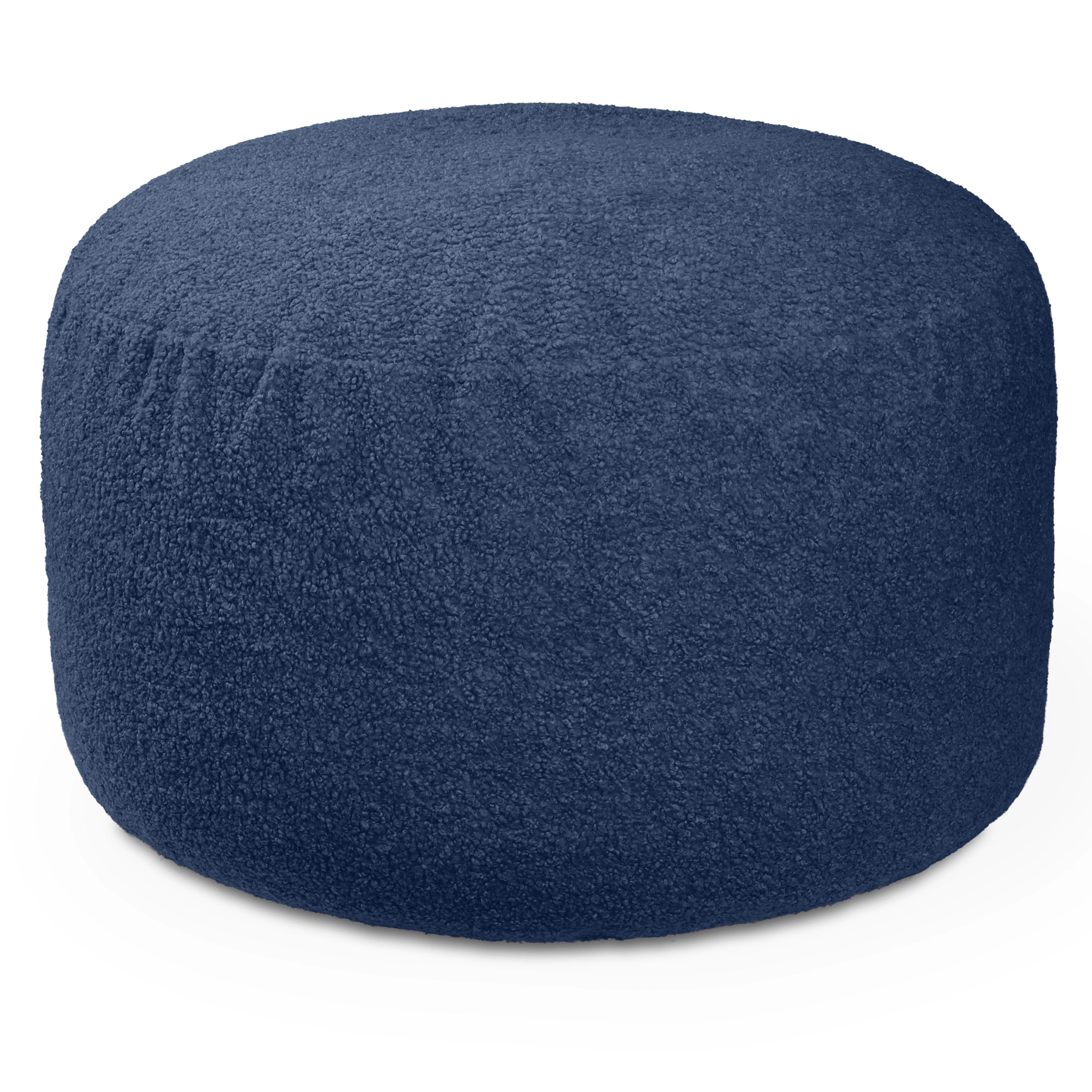 Jaxx Saxx Shearling Faux-Lamb 4 Ft Large Round Bean Bag for Modern Interior Design