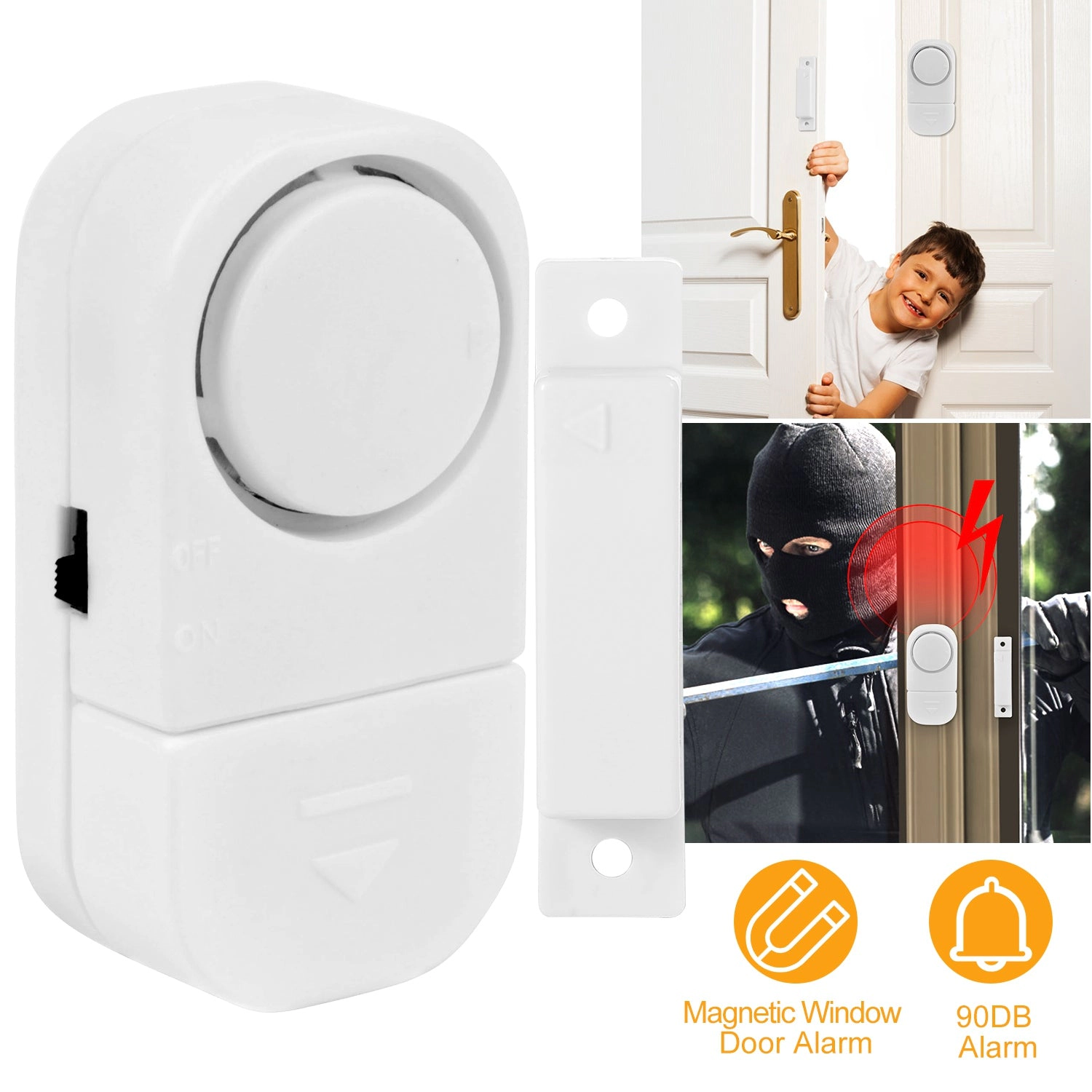 GBruno Wireless Magnetic Window Door Alarm
