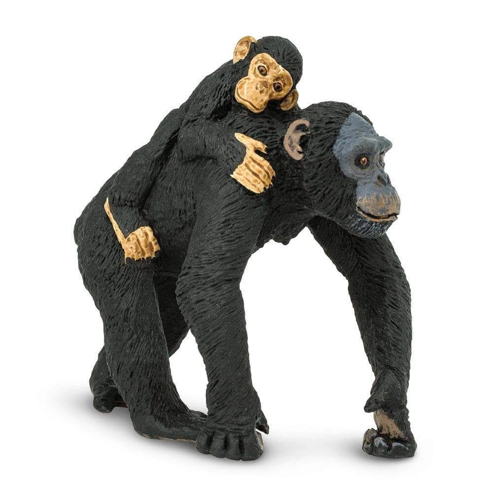 Safari Ltd. - Chimpanzee with Baby Kids Toy Figure