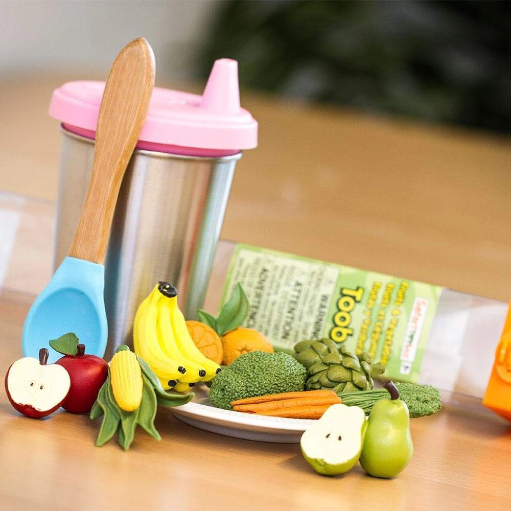 Safari Ltd. - Fruit & Vegetables TOOB - contains 8 Mini Figurines
