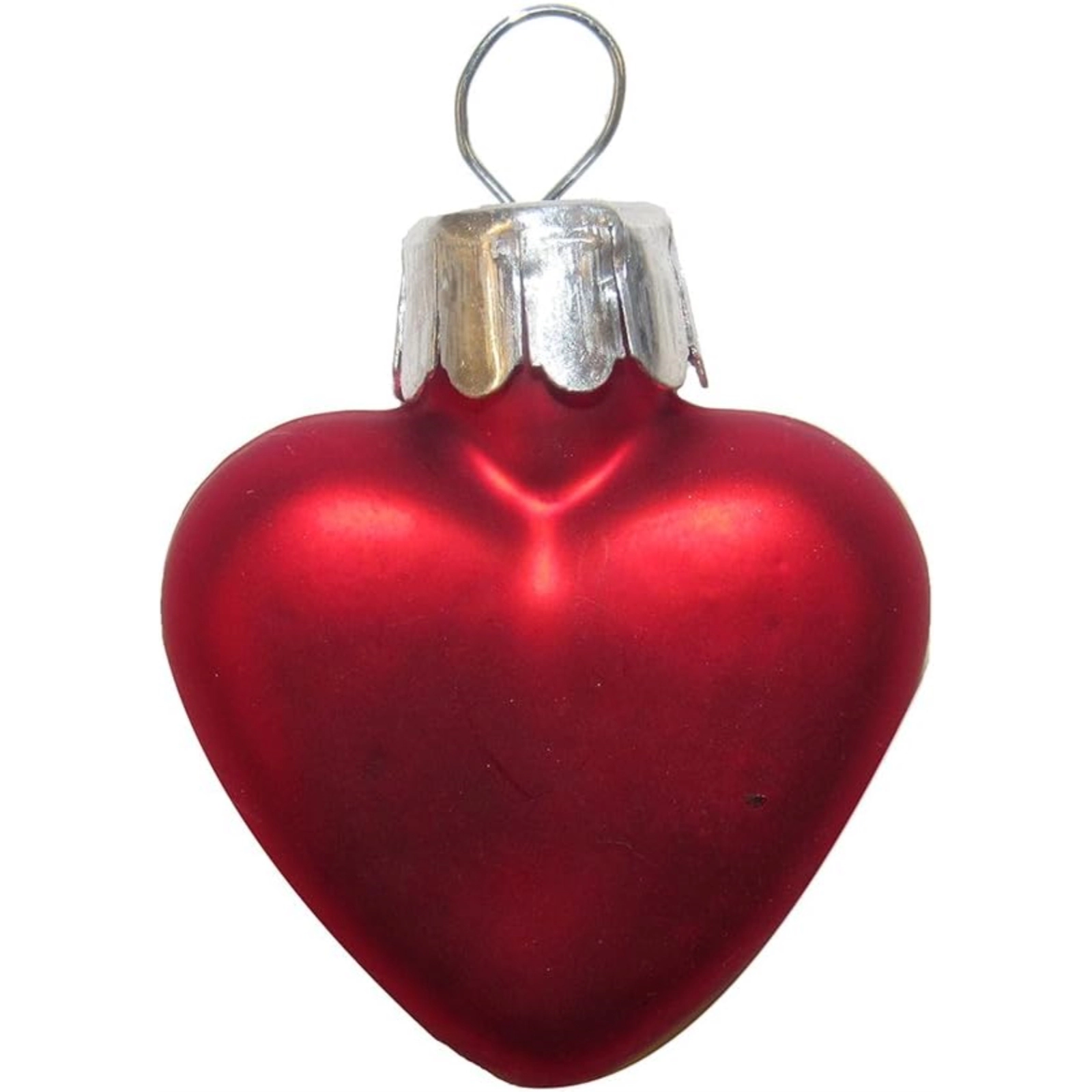 Kurt Adler Petite Treasures Mini Red Heart Glass Ornaments 20 Piece Set 1 inch