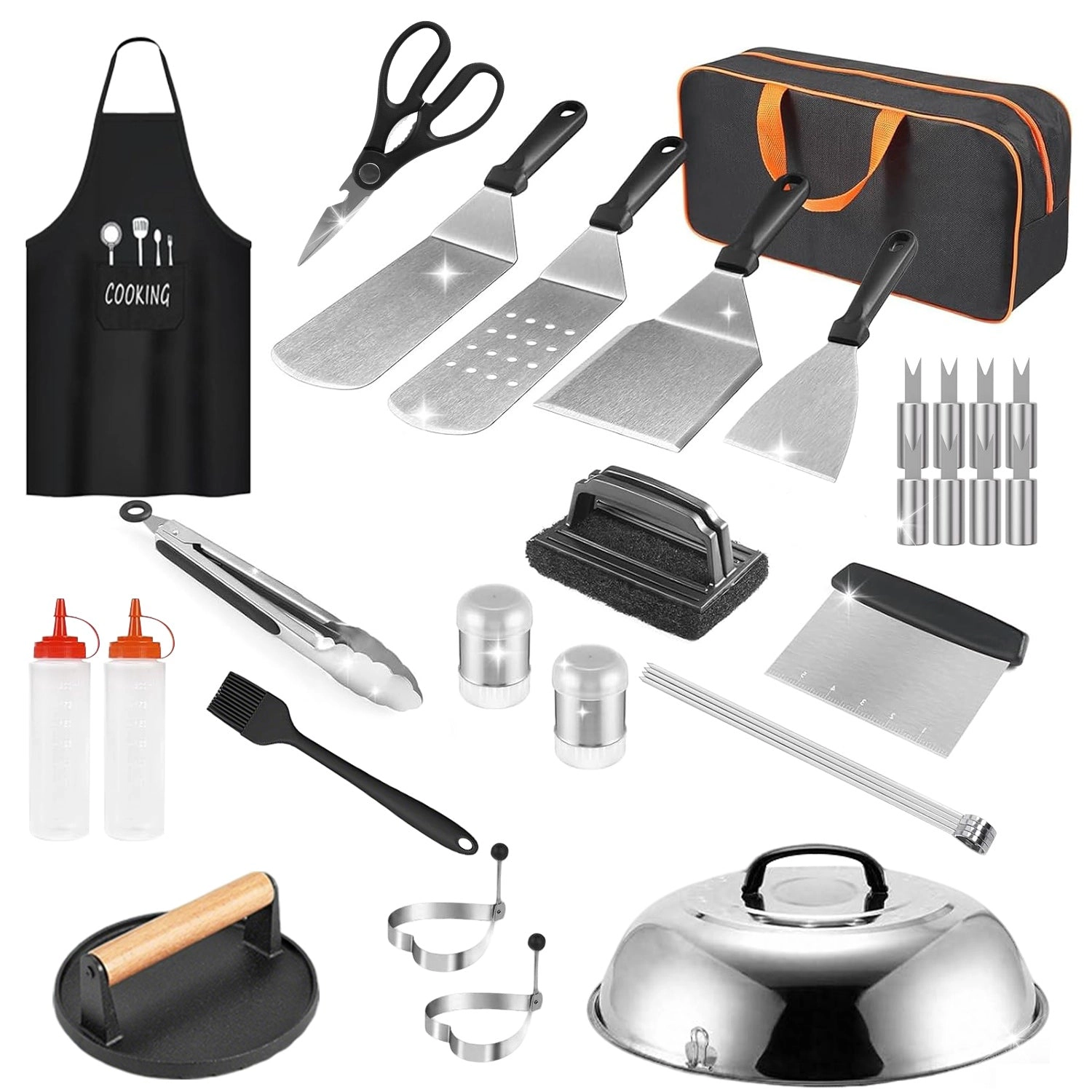 GBruno 31-Piece Griddle Accessories Kit With Bag