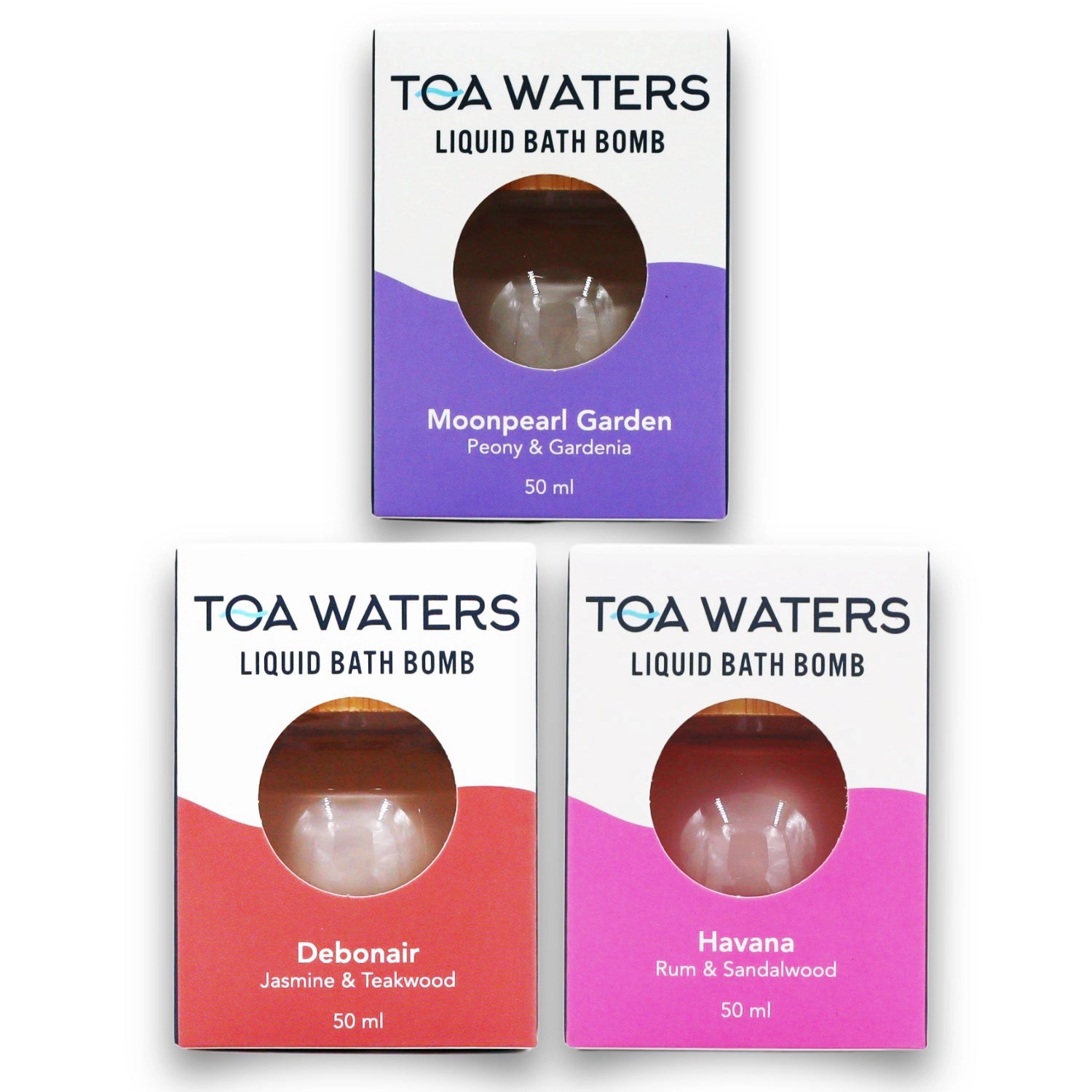 TOA Waters Unisex Liquid Bath Bomb Series - Flourish Fragrance