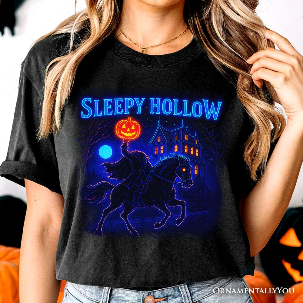 OrnamentallyYou Unisex Sleepy Hollow Headless Horseman Halloween T-Shirt