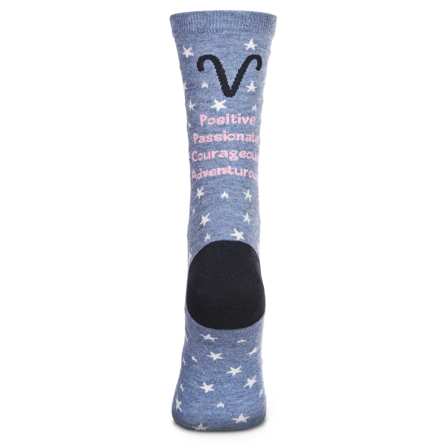 MeMoi Women's Aries Zodiac Sign Crew Socks