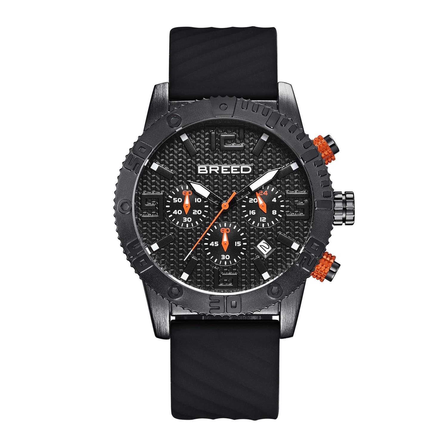 Breed Double Agent Chronograph Watch with Date