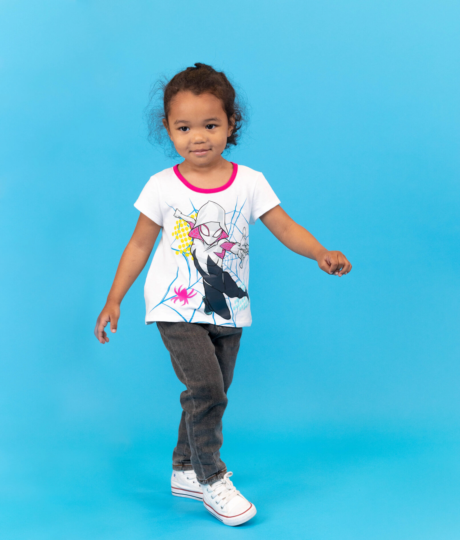 Marvel Spider-Man Girls' 2-Pack Tees