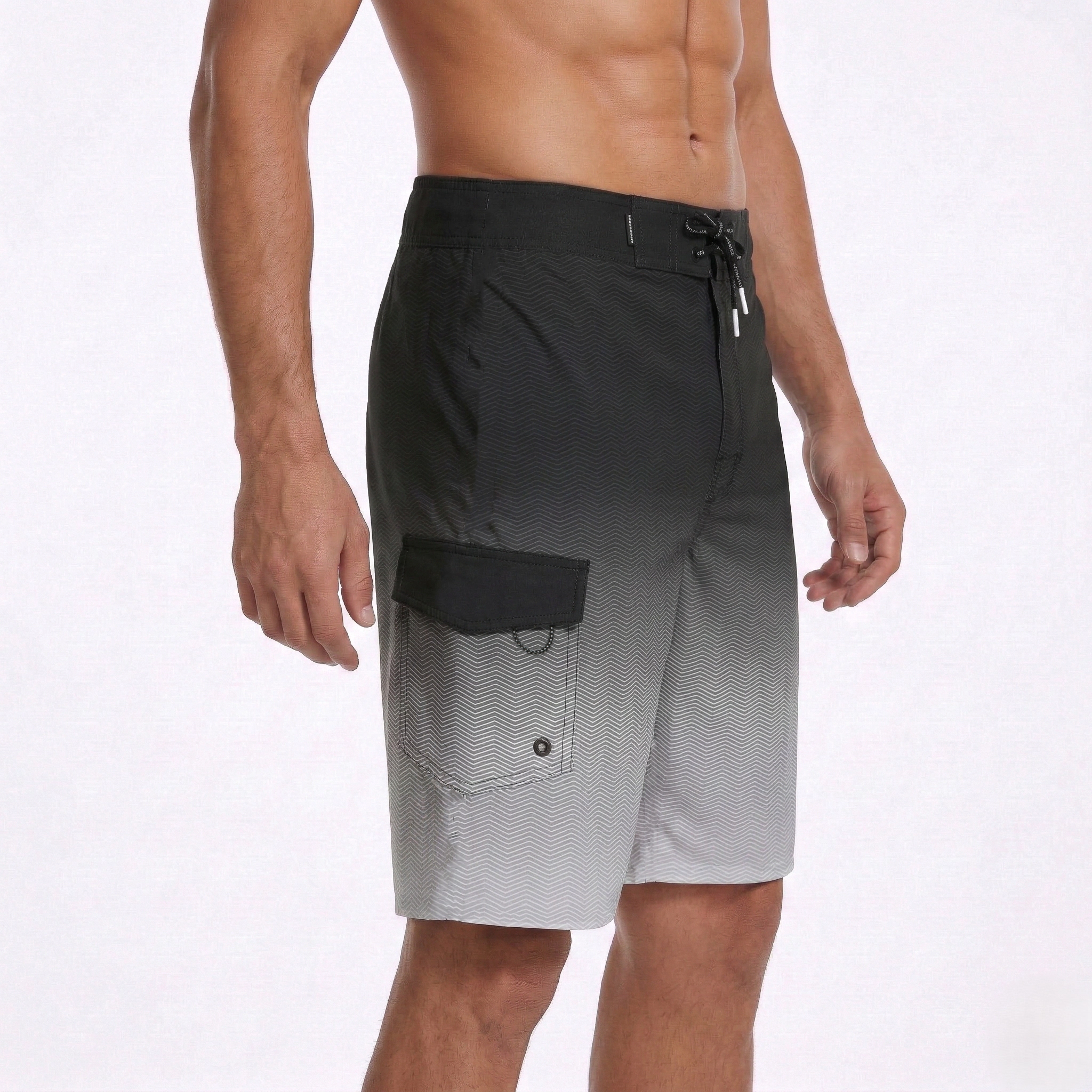 Rokka&Rolla Mens Stretch 9" Quick-Dry Board Shorts UPF 50+