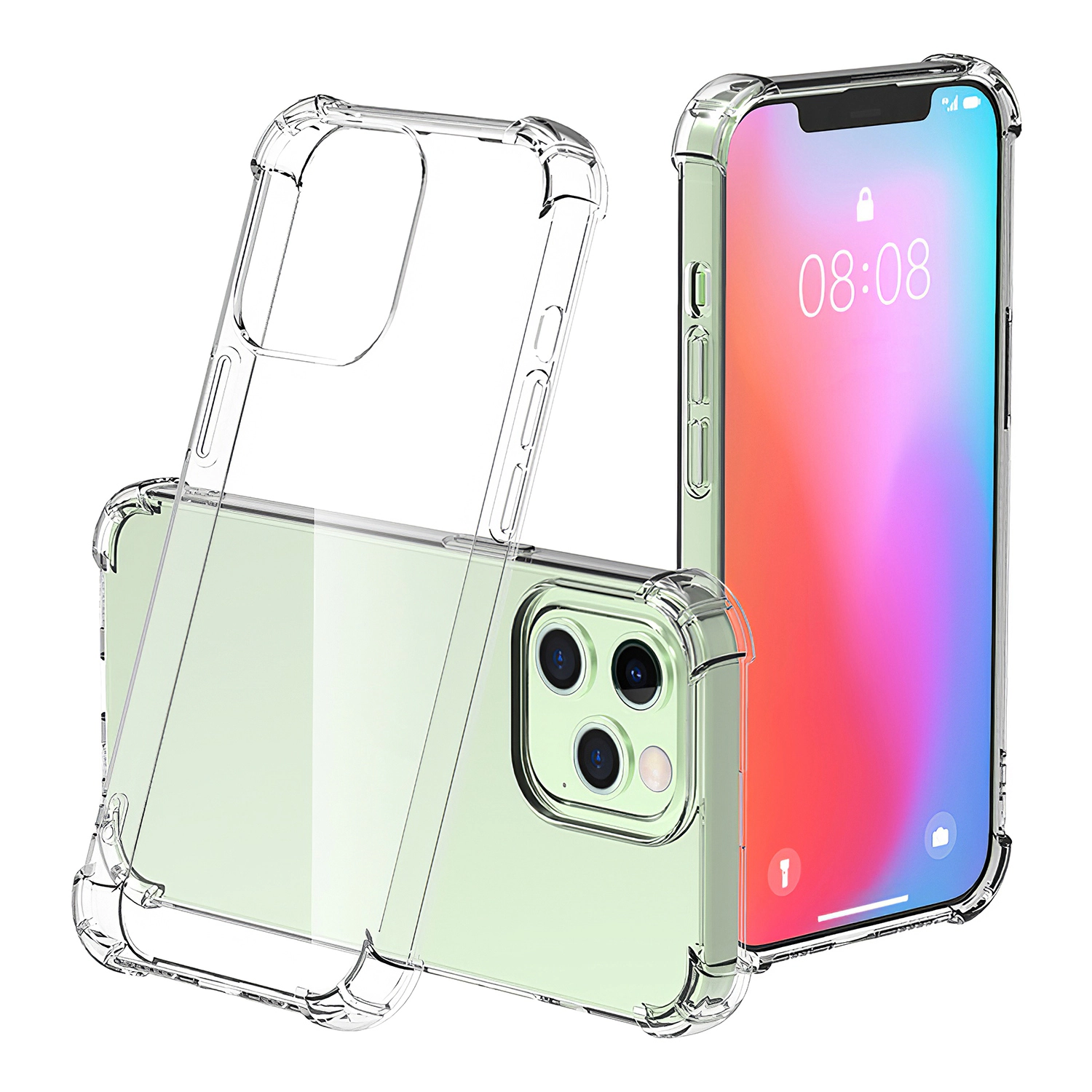 GBruno Clear Shockproof Phone Case For IPhone
