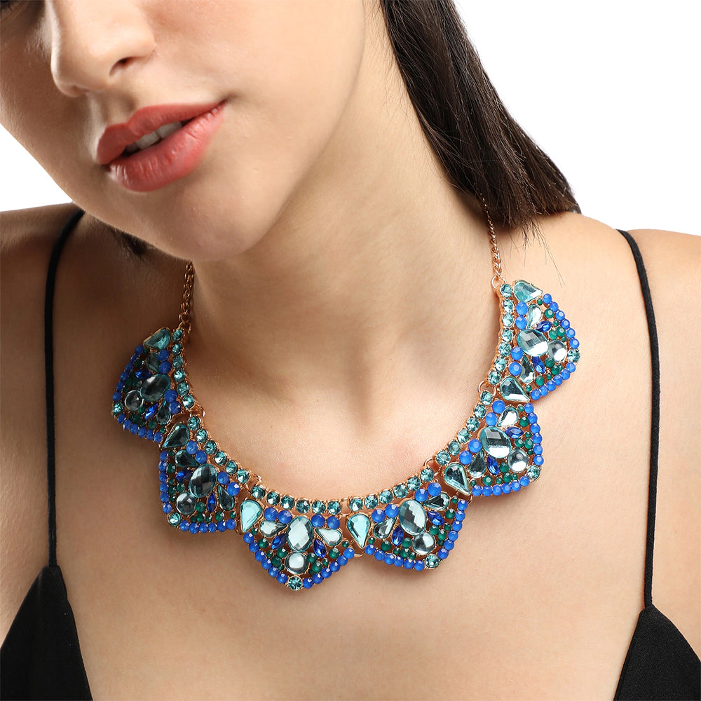 SOHI Women's Madre Statement Necklace