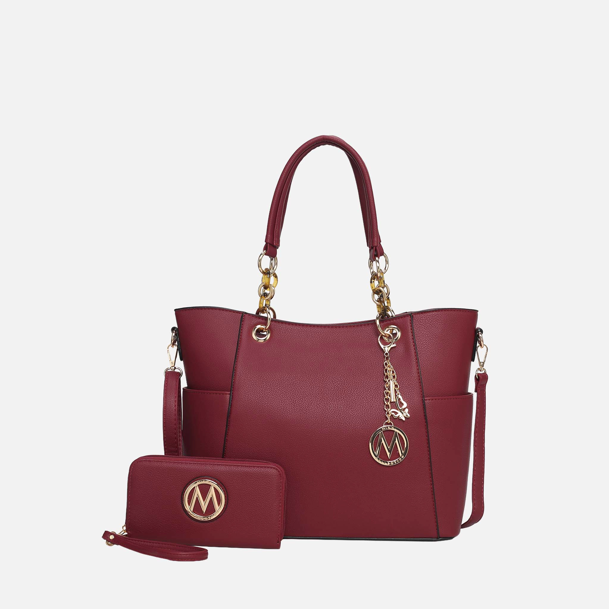 MKF Collection by Mia K Bonita Tote Bag with Matching Wristlet Wallet