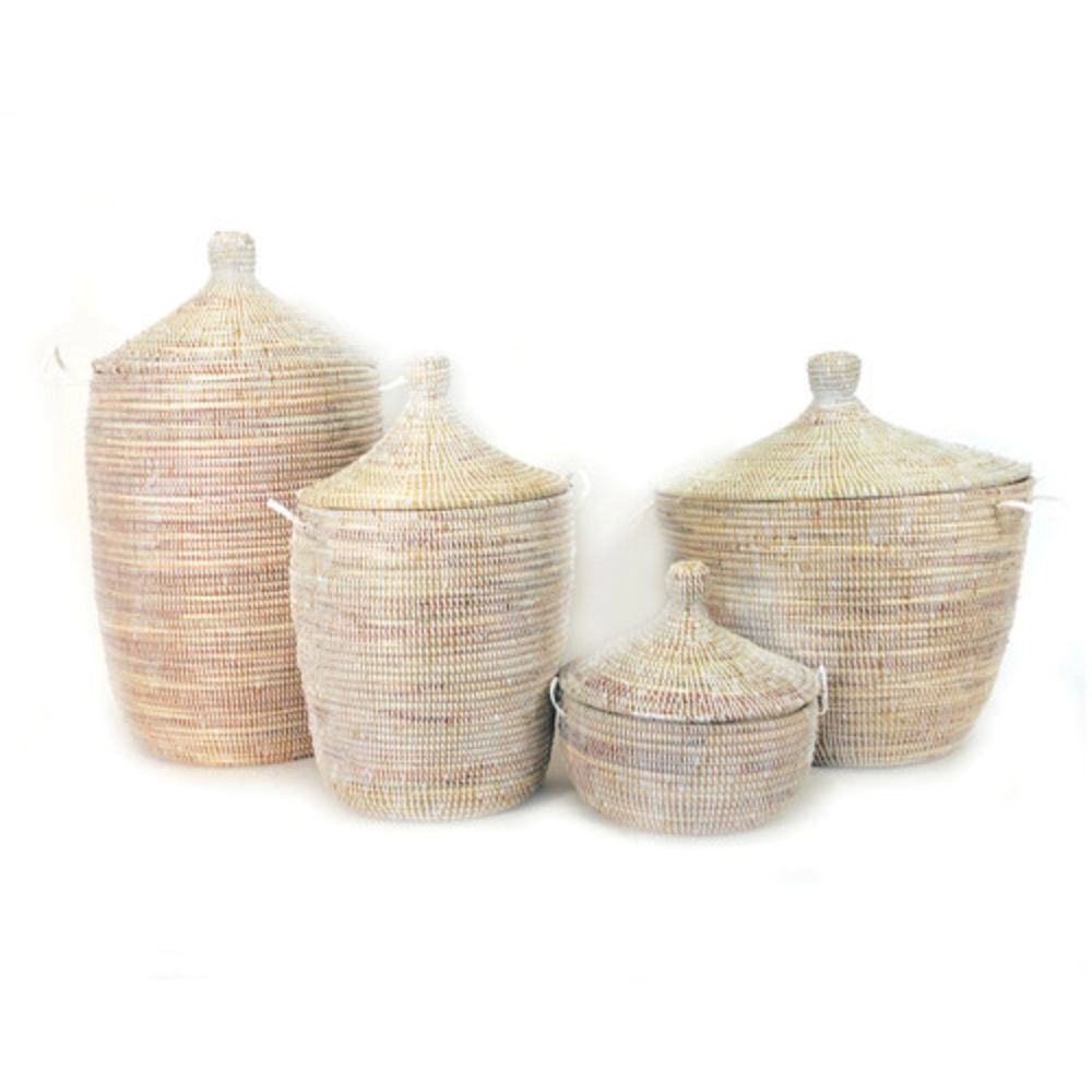 Mbare Dou Lid Storage Basket Low Storage