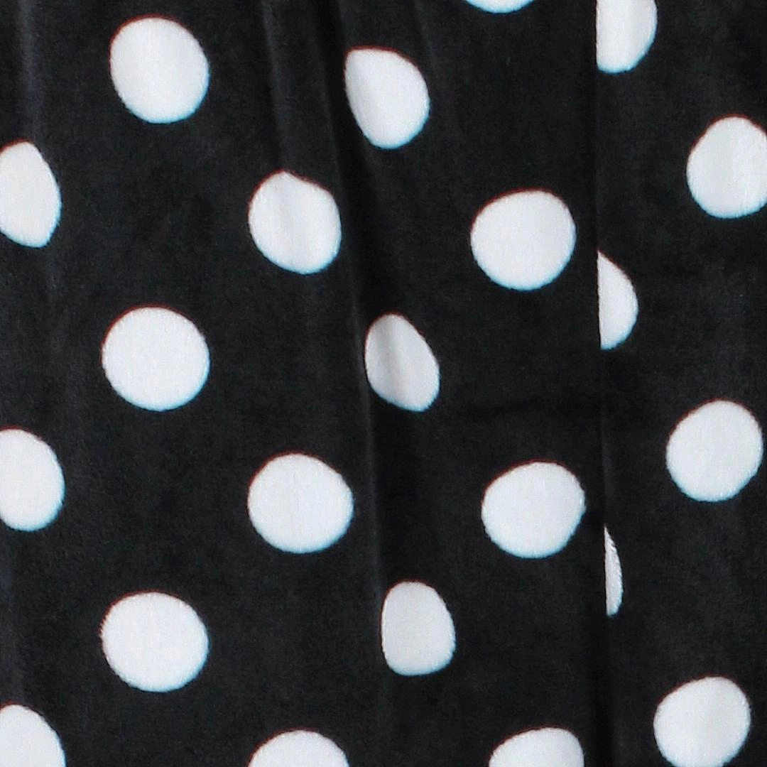 Weekending Women's Polka Dot Velour Pajama Pants