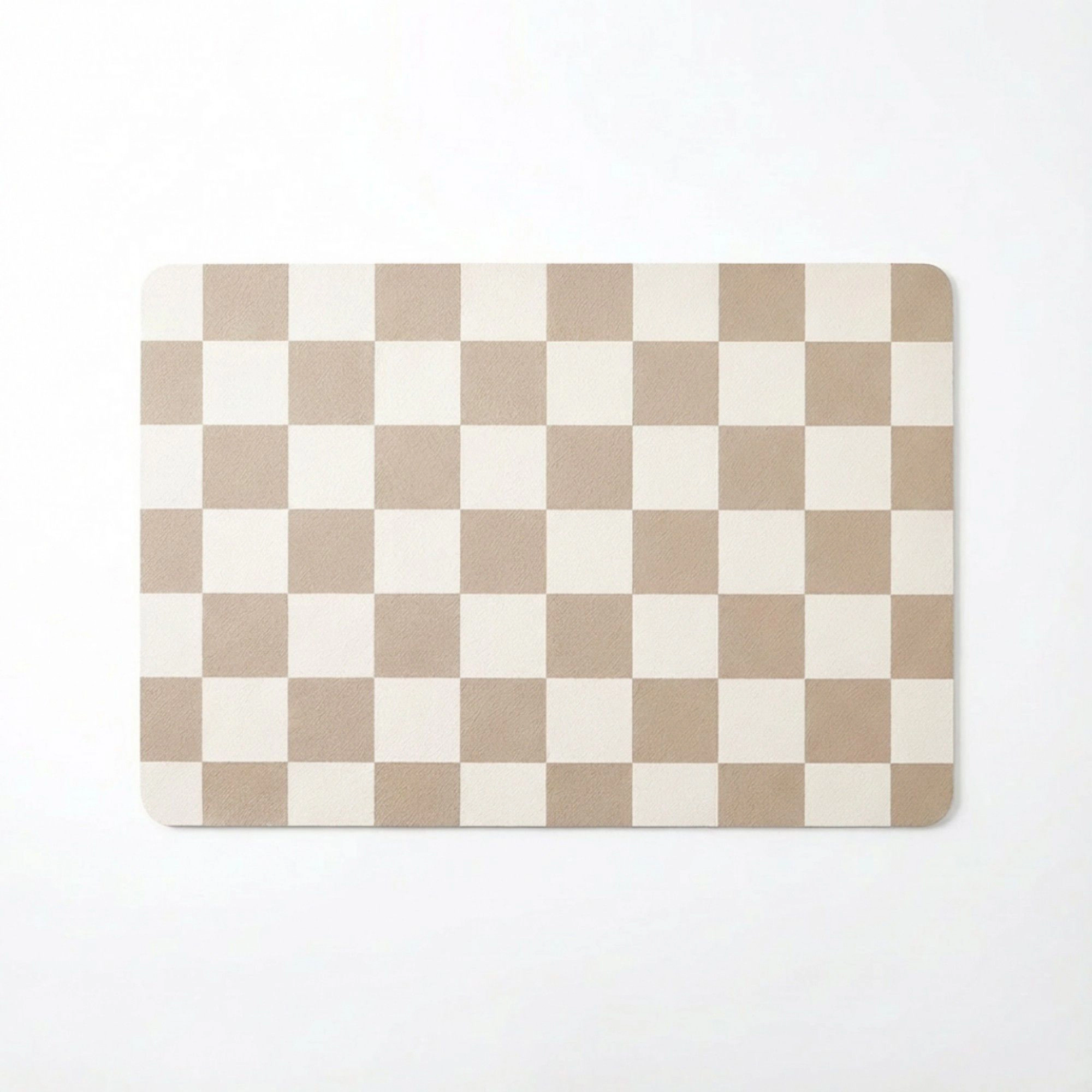 Alilang Unisex Checkered Kitchen Sink Faucet Splash Guard Mat Absorbent Countertop Protector 2 Pack Set