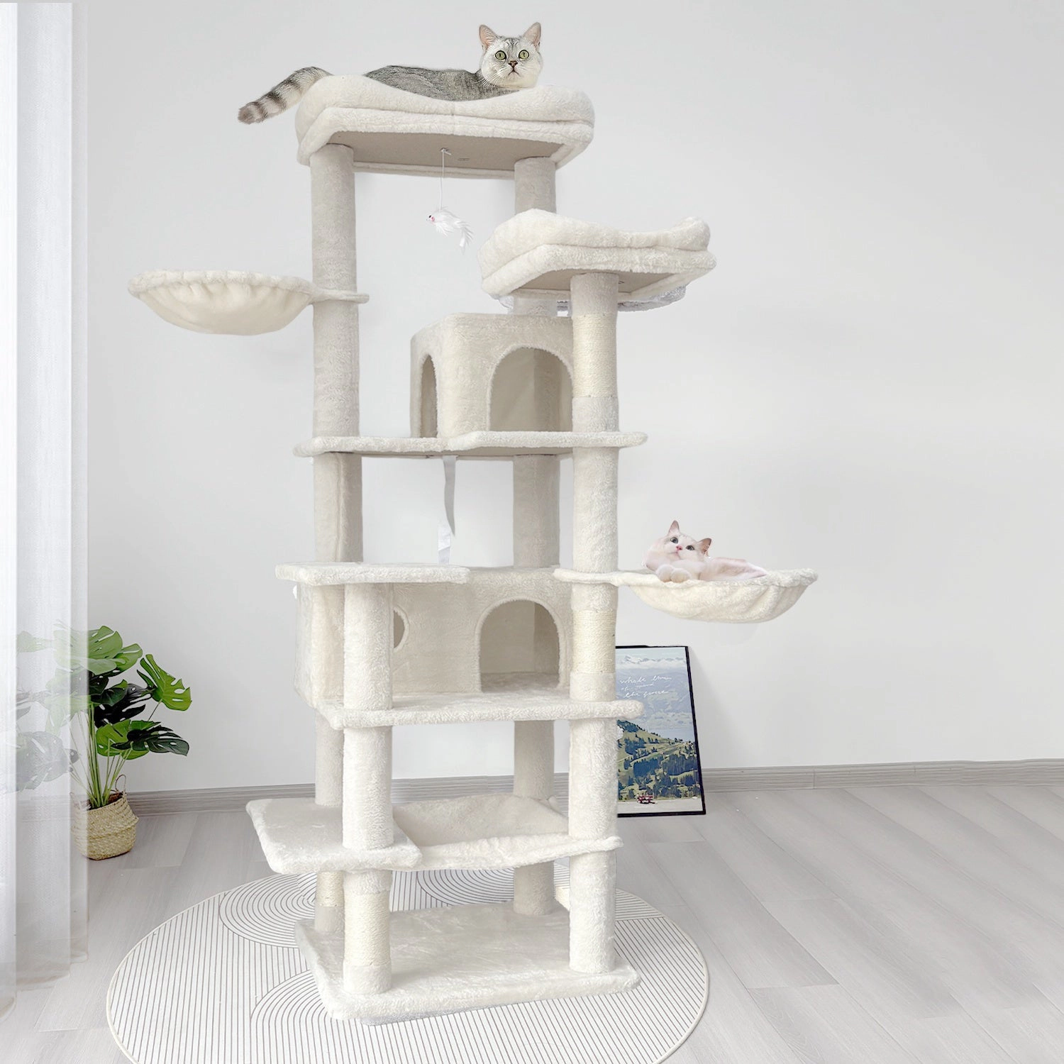 GBruno 68in Multi-Level Cat Tree Tower