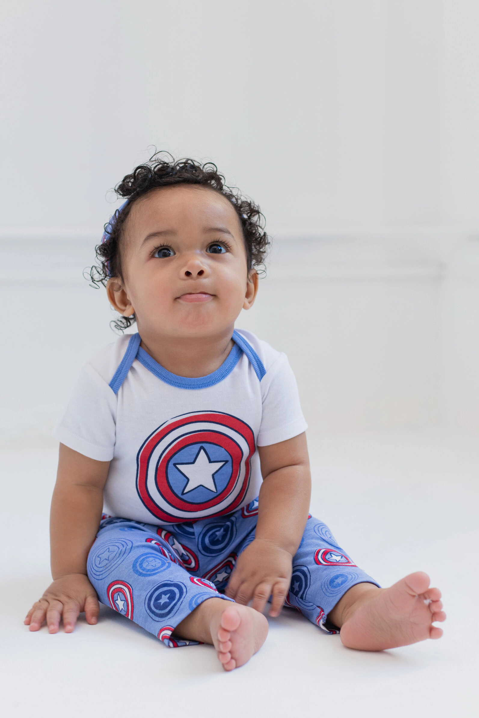 Marvel Comics Baby Boys' Bodysuit Pants and Hat Set