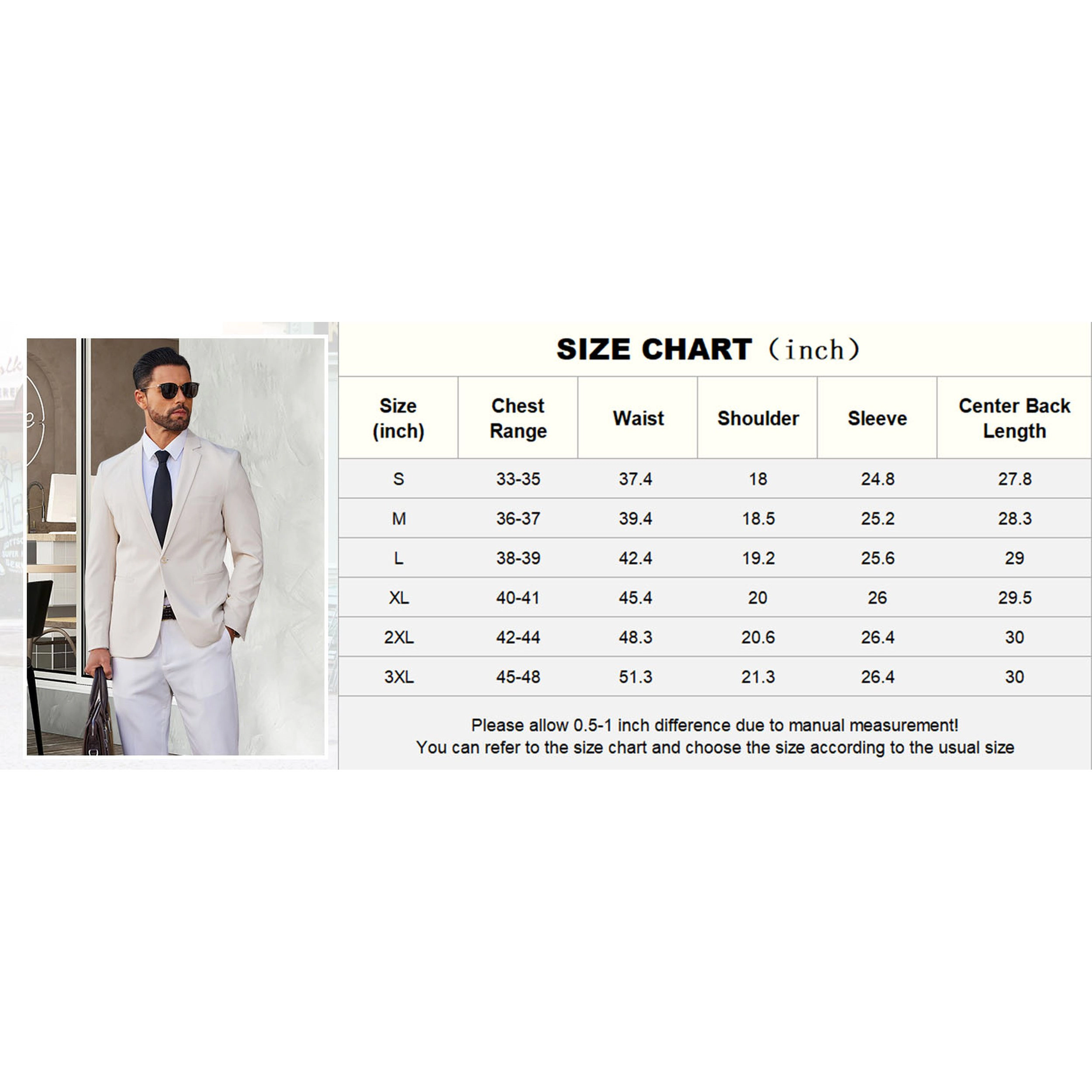 COOFANDY Men's Slim Fit Casual Blazer Sport Coat Suit Jacket