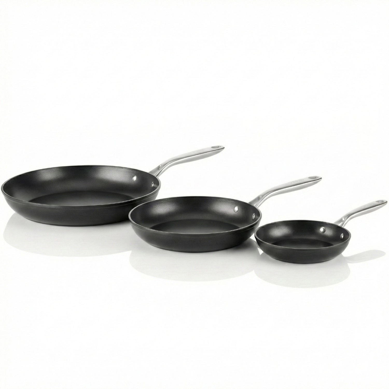 TECHEF Onyx - 8", 10", & 12" Frying Pan Set