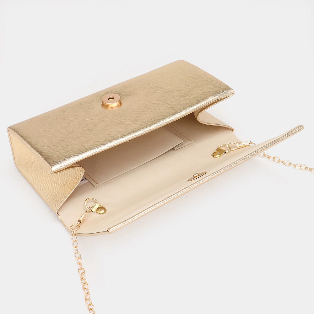 FASHNZFAB Metallic Clutch Bag / Crossbody