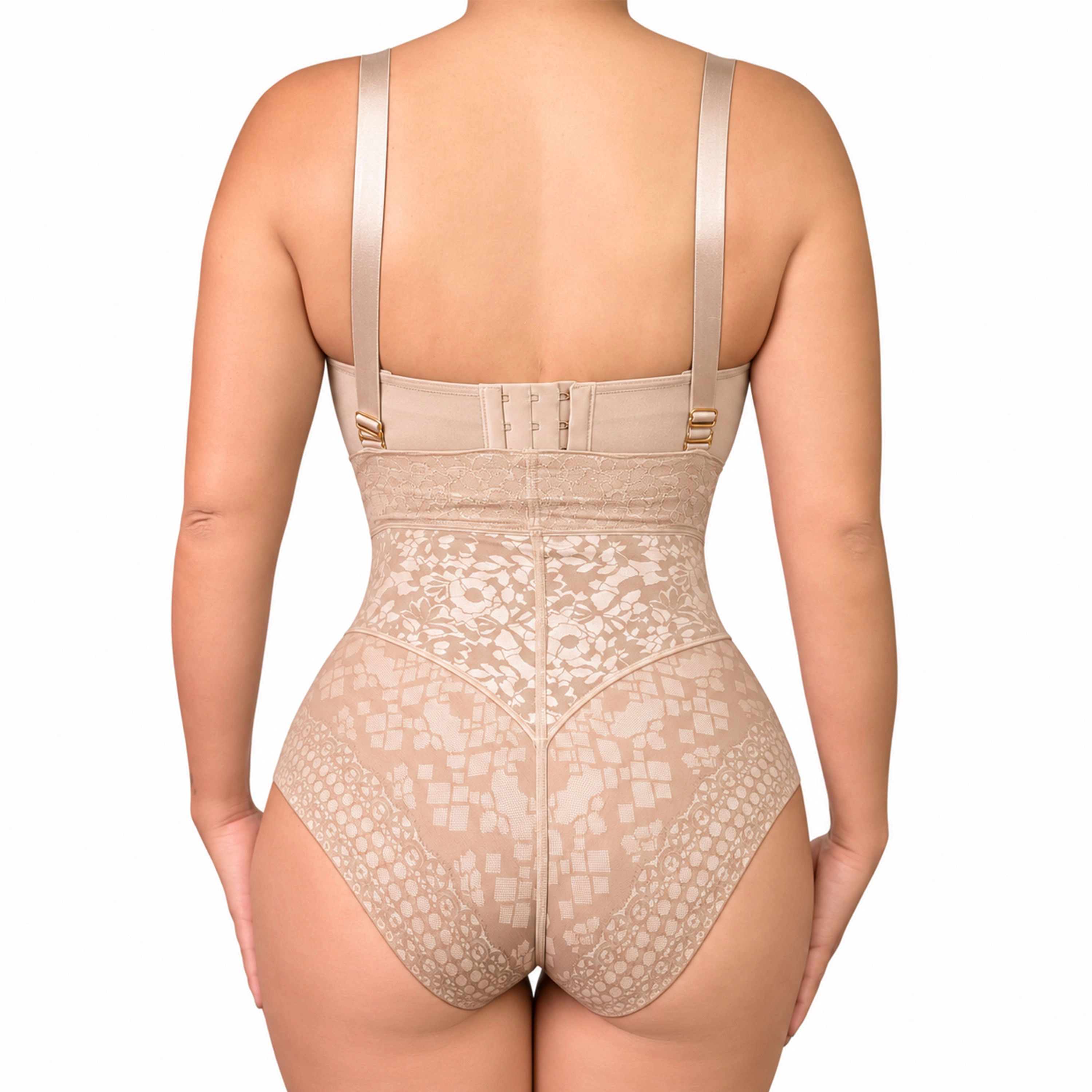 YAHAIRA Women's Lace Panty Shaper Triple Tummy Layer